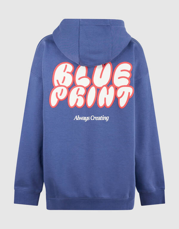 Oversized Fit Hoodie Blau SHOEBY BOYS