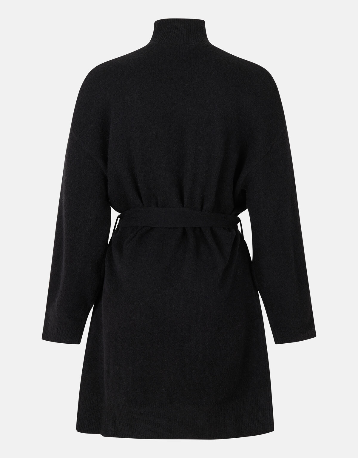 Pulloverkleid mit Gürtel Schwarz SHOEBY WOMEN