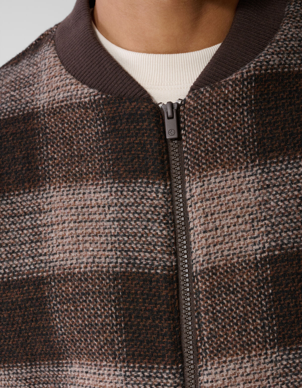 Soft Check Bomberjacke Braun SHOEBY MEN