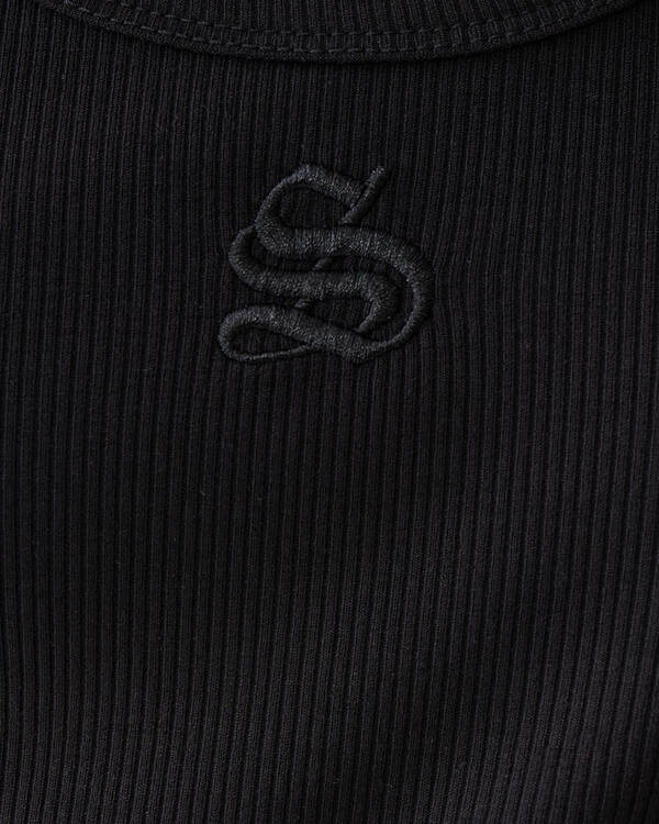 Shoeby Logo Tank Top Schwarz SHOEBY WOMEN