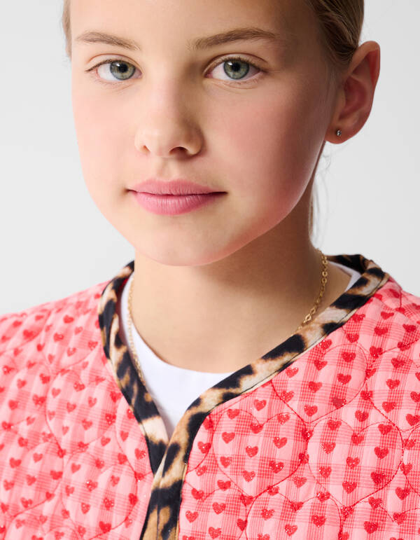 Gesteppte Herz-Weste Rosa SHOEBY GIRLS