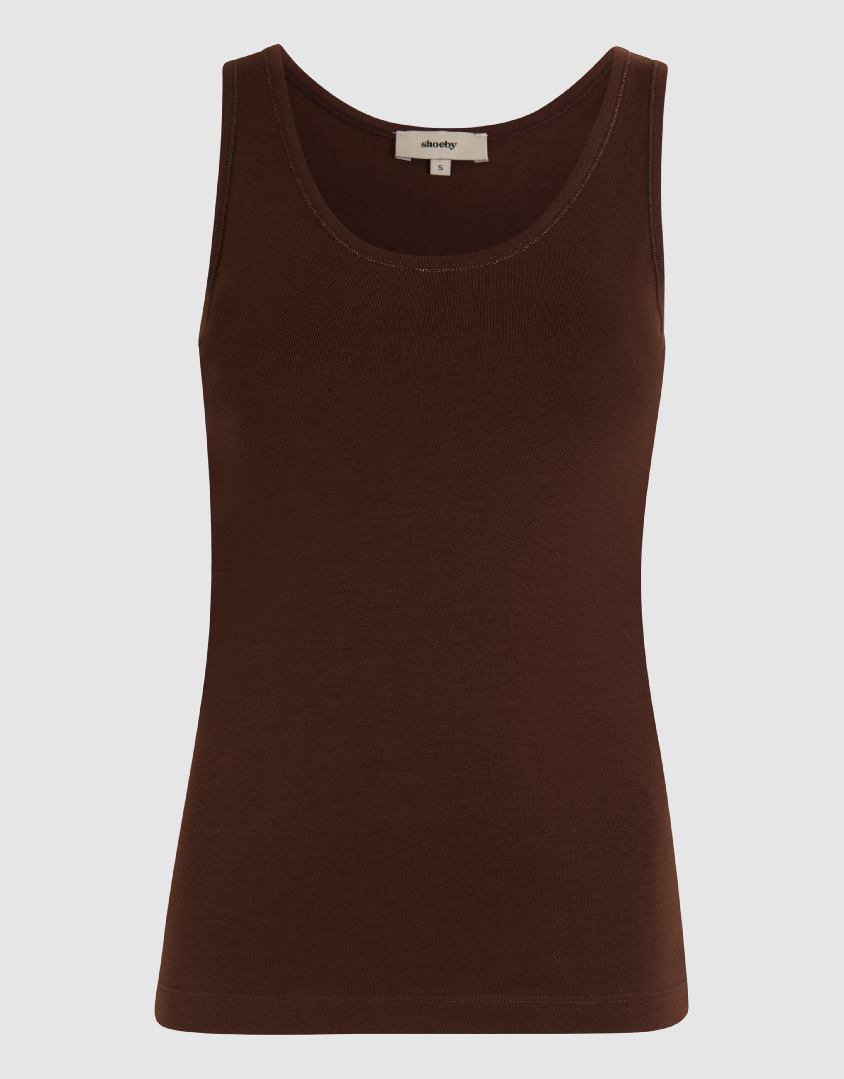 Basic Tanktop Braun SHOEBY WOMEN