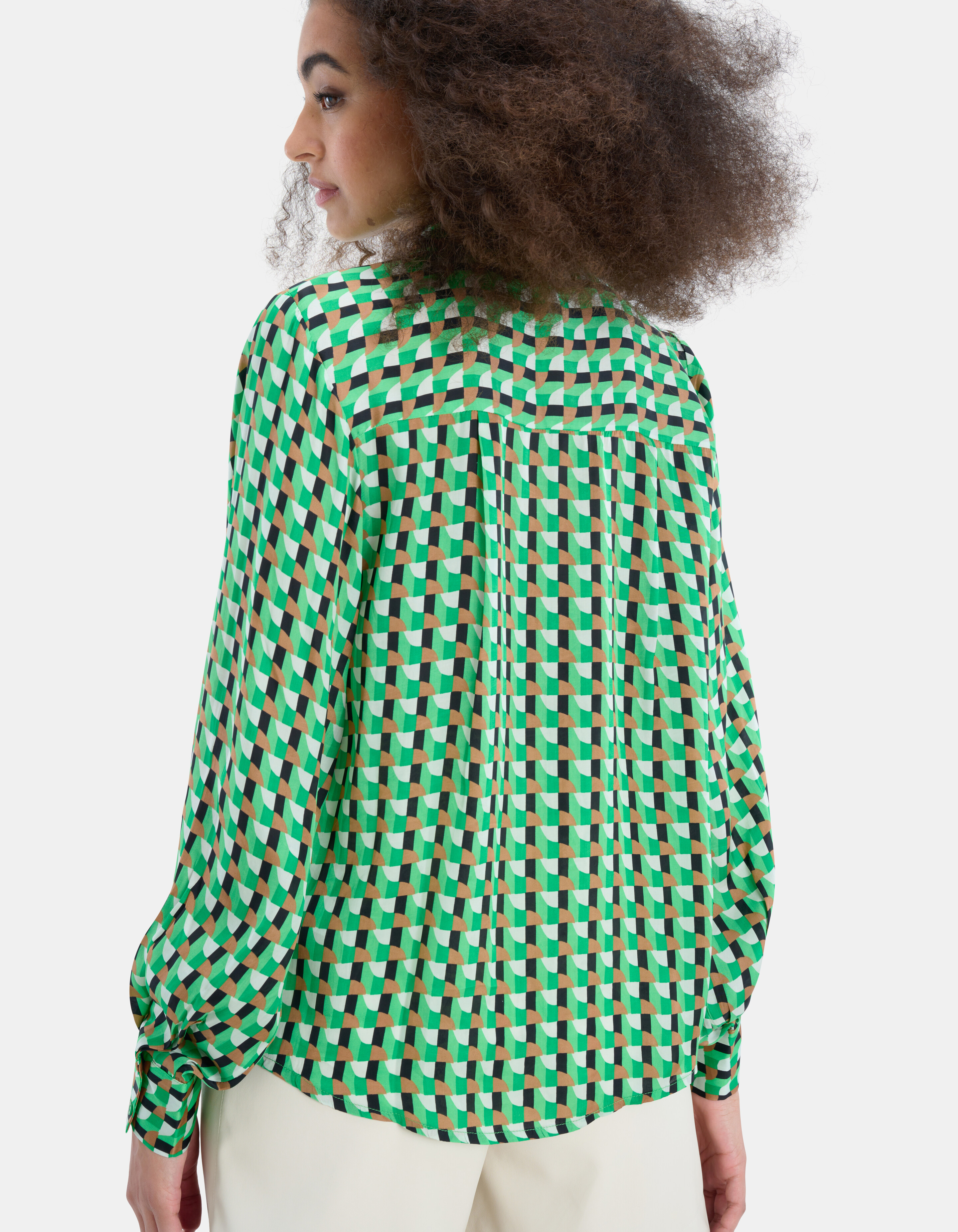 Retro Viskose Bluse EKSEPT
