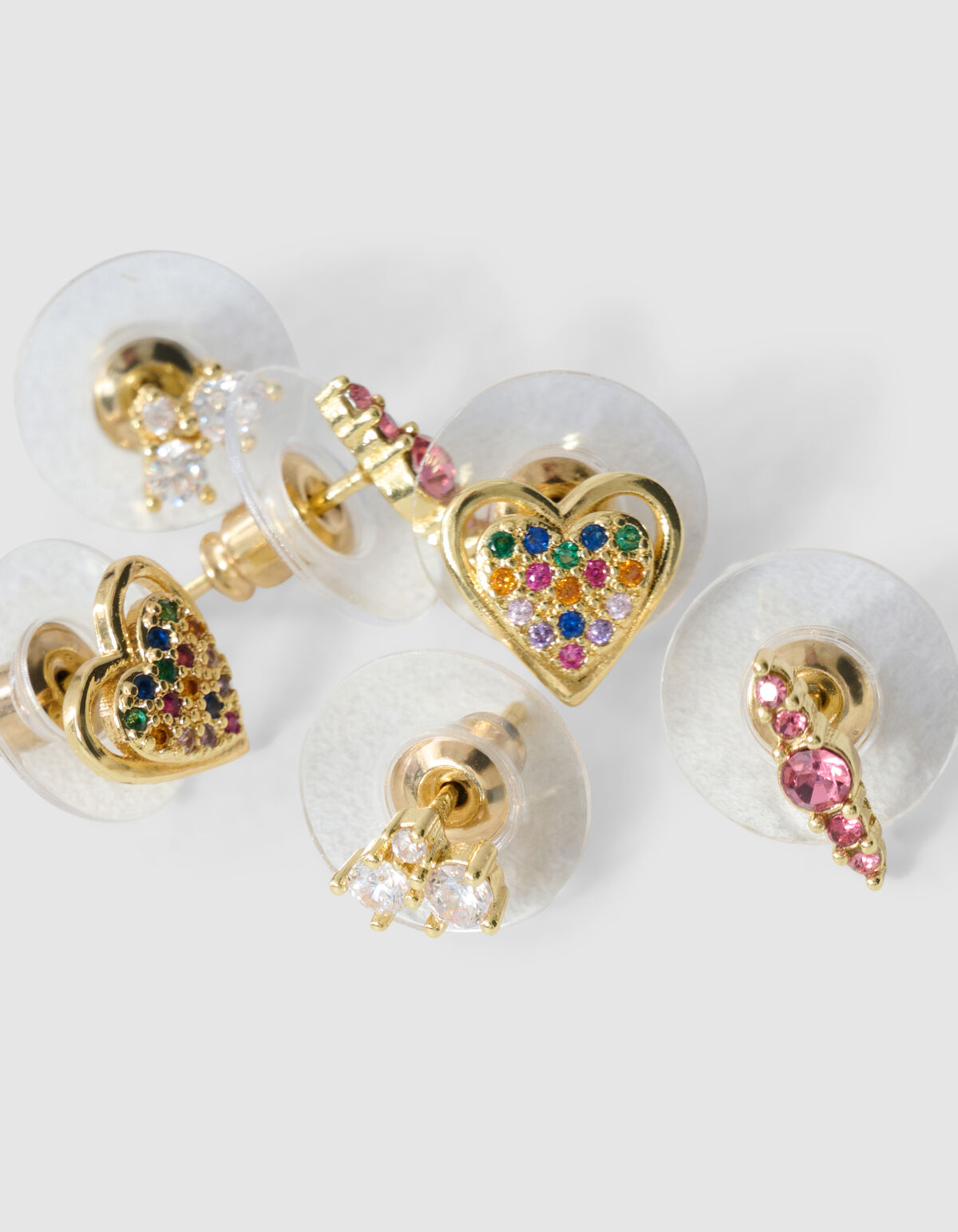 Stra&szlig;-Ohrring-Set Gold SHOEBY ACCESSOIRES