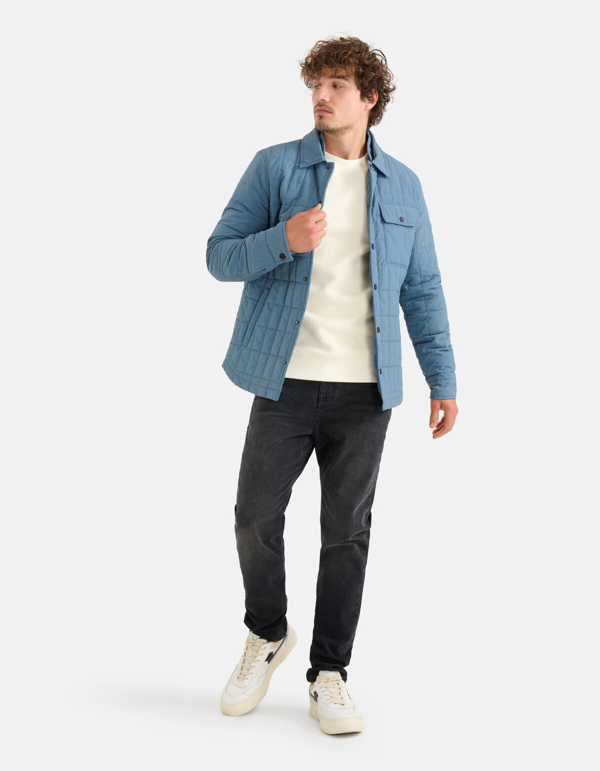 Gepolsterte Jacke Blau SHOEBY MEN