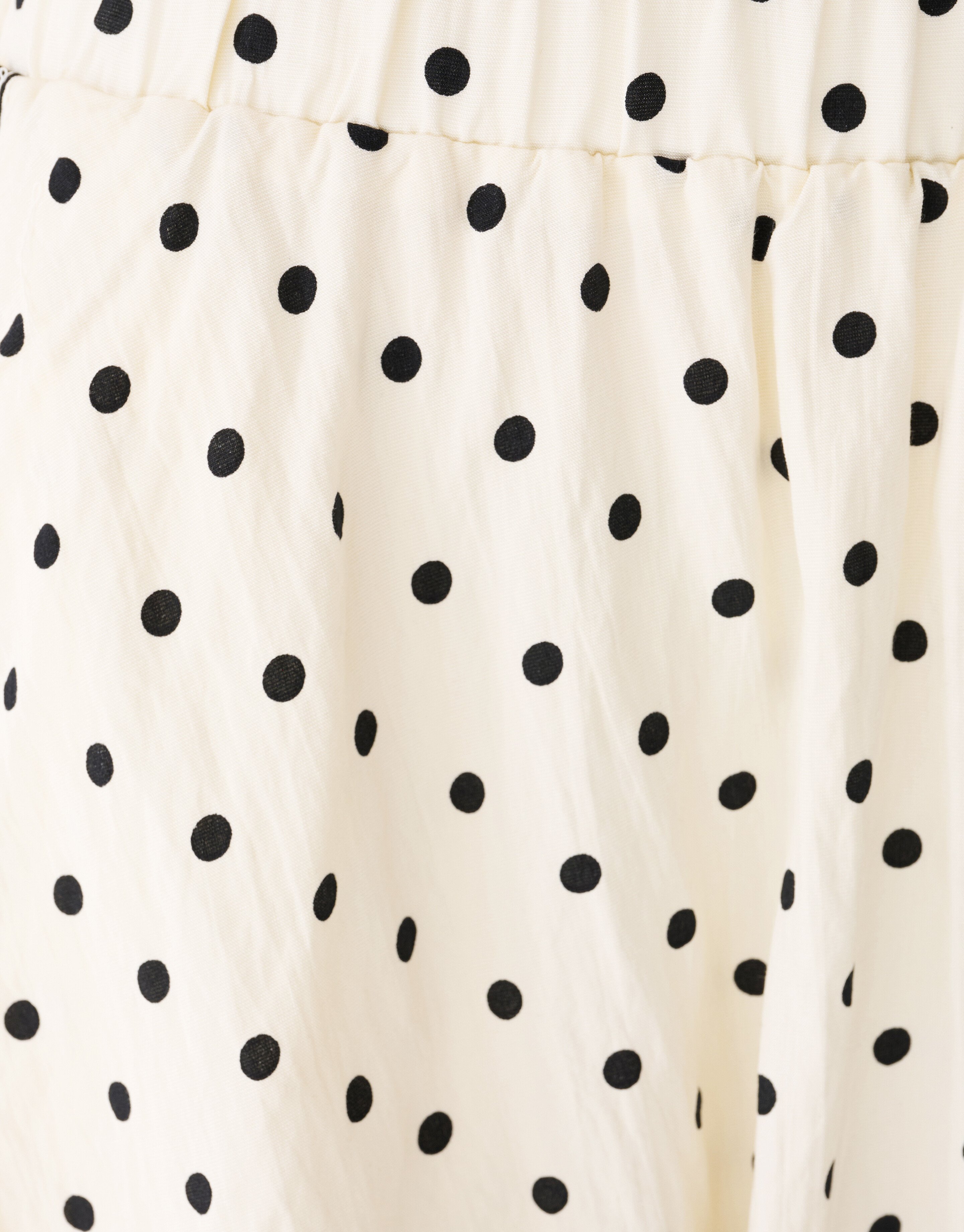 Polkadot Minirock Gebrochenes Wei&szlig; SHOEBY WOMEN