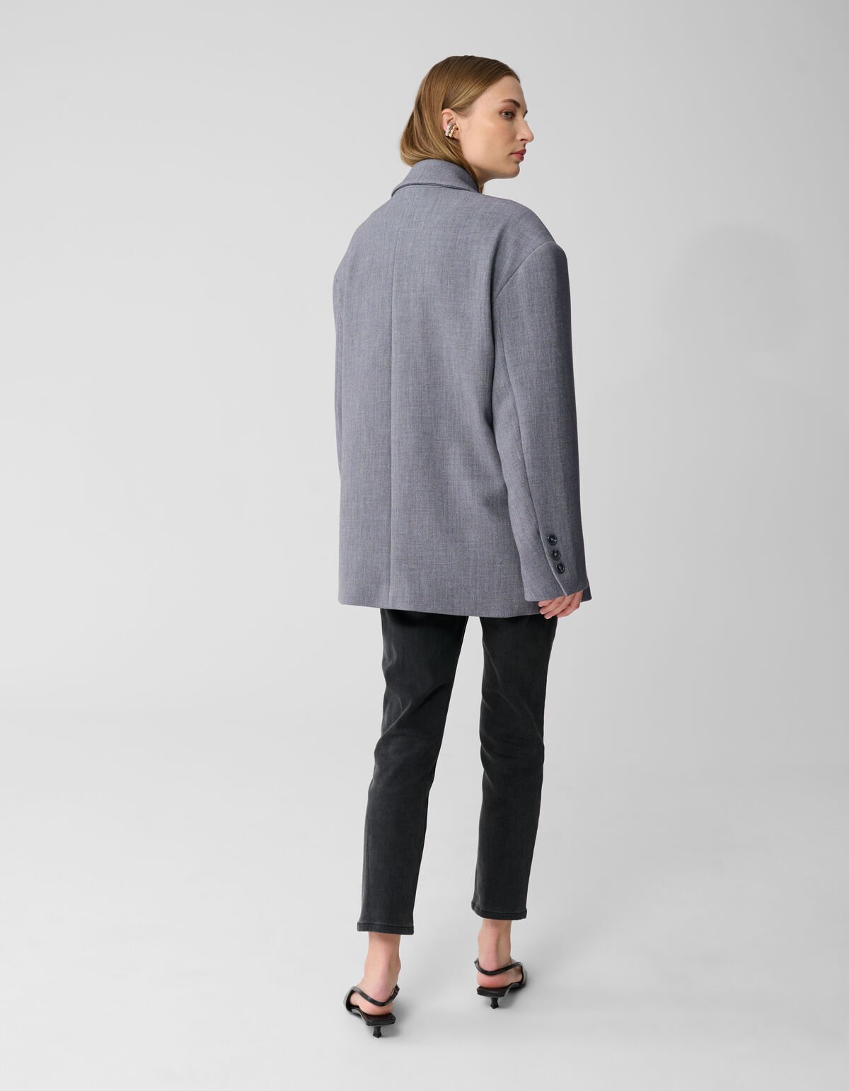 Oversized-Schulterblazer Grau Von Lonneke SHOEBY WOMEN
