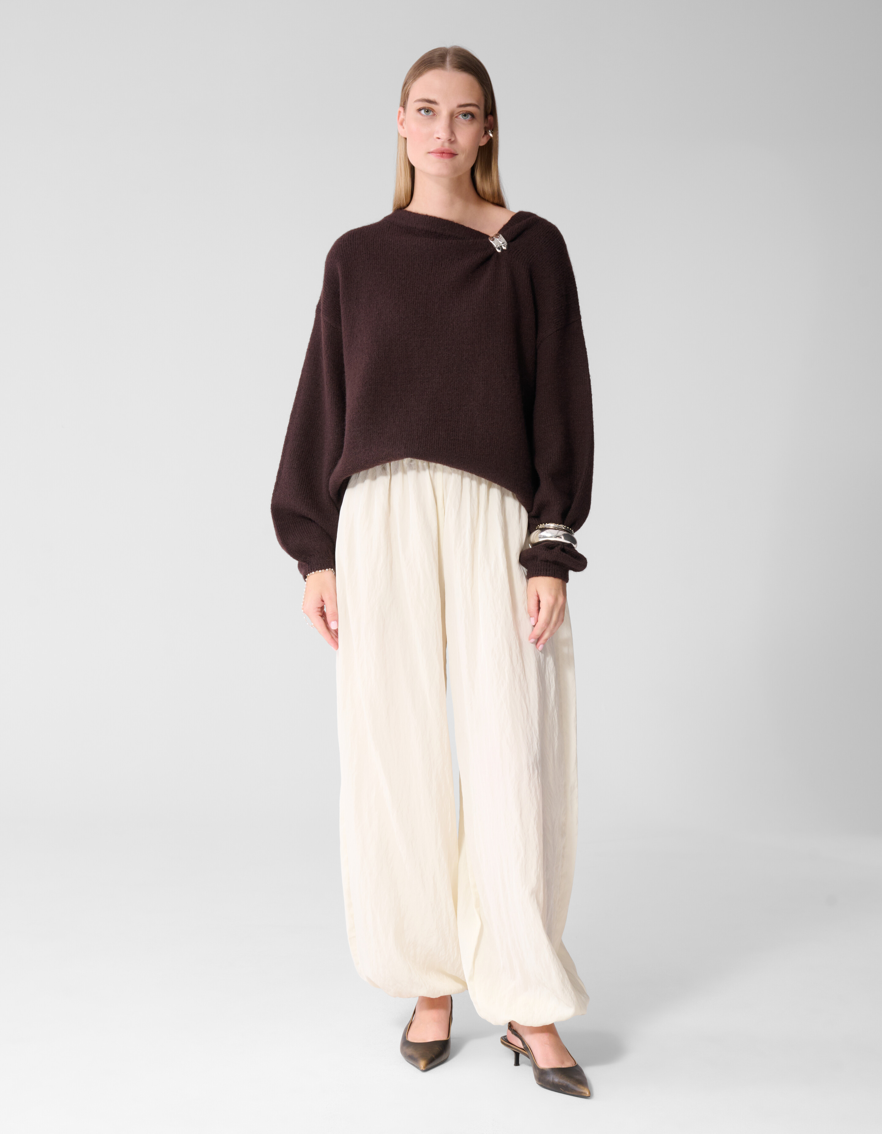 Ornament Pullover Braun SHOEBY WOMEN
