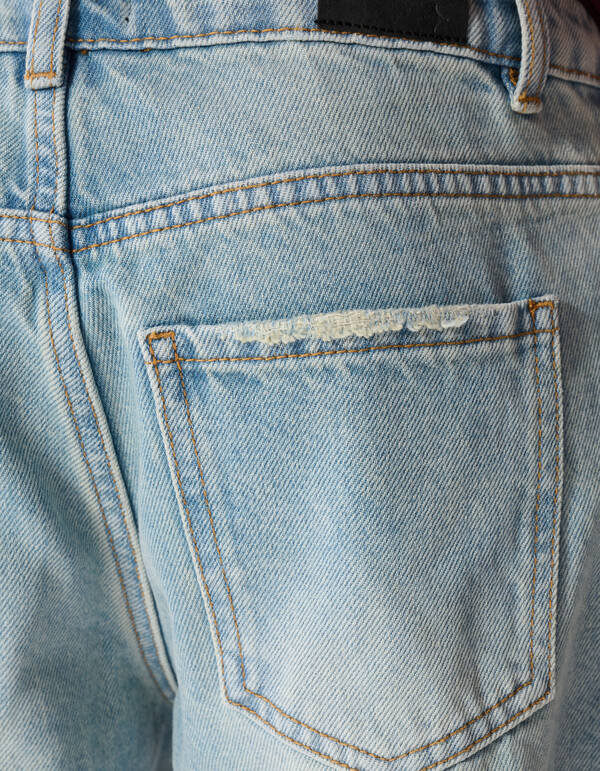 Baggy Fit Jeans Hellblau Verwaschen SHOEBY BOYS