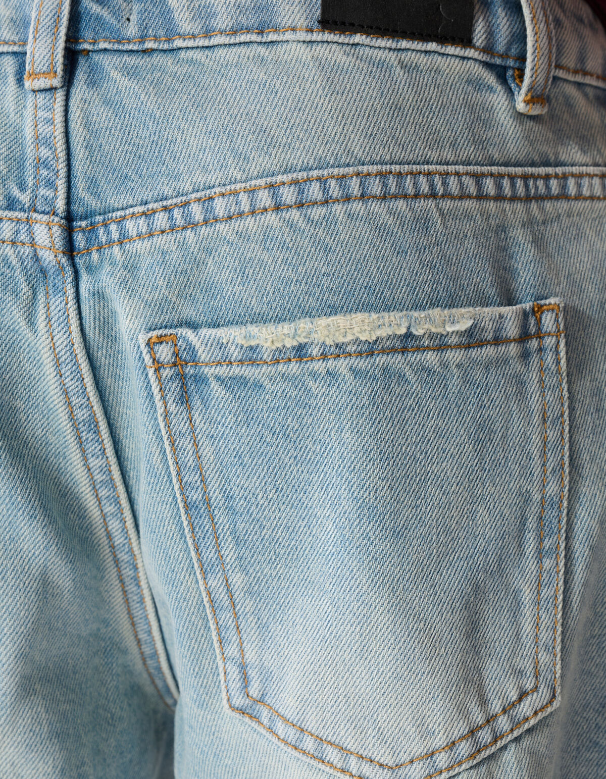 Baggy Fit Jeans Hellblau Verwaschen SHOEBY BOYS