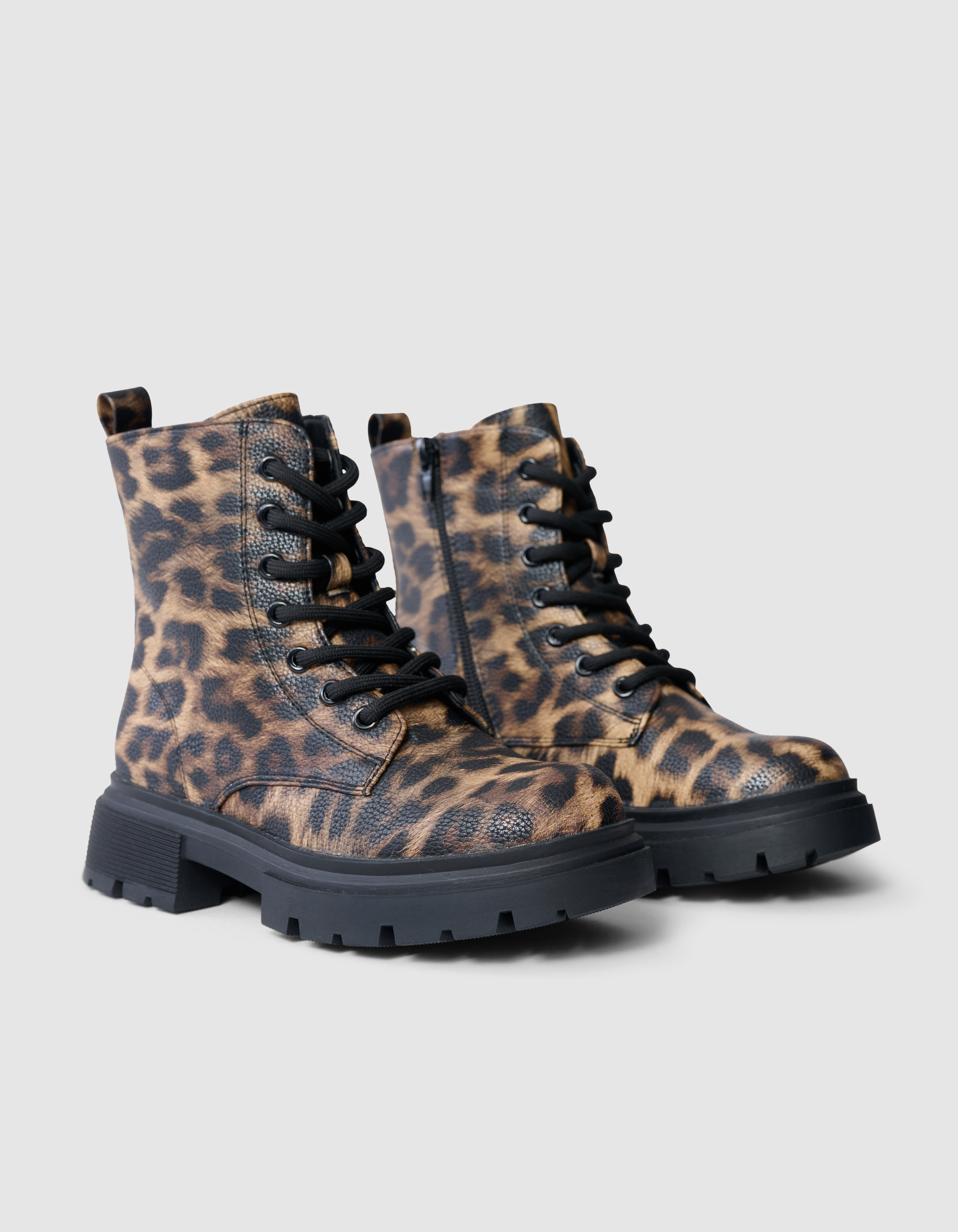 Leopard Stiefel Braun SHOEBY SHOES