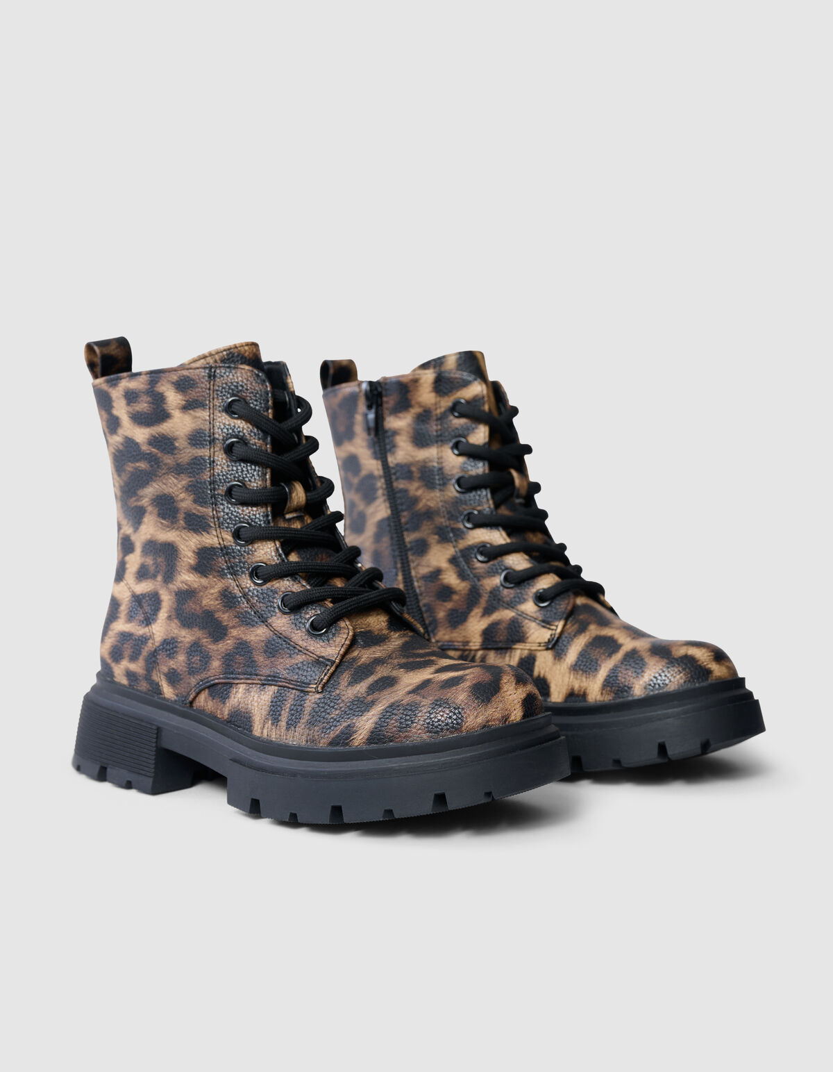 Leopard Stiefel Braun SHOEBY SHOES