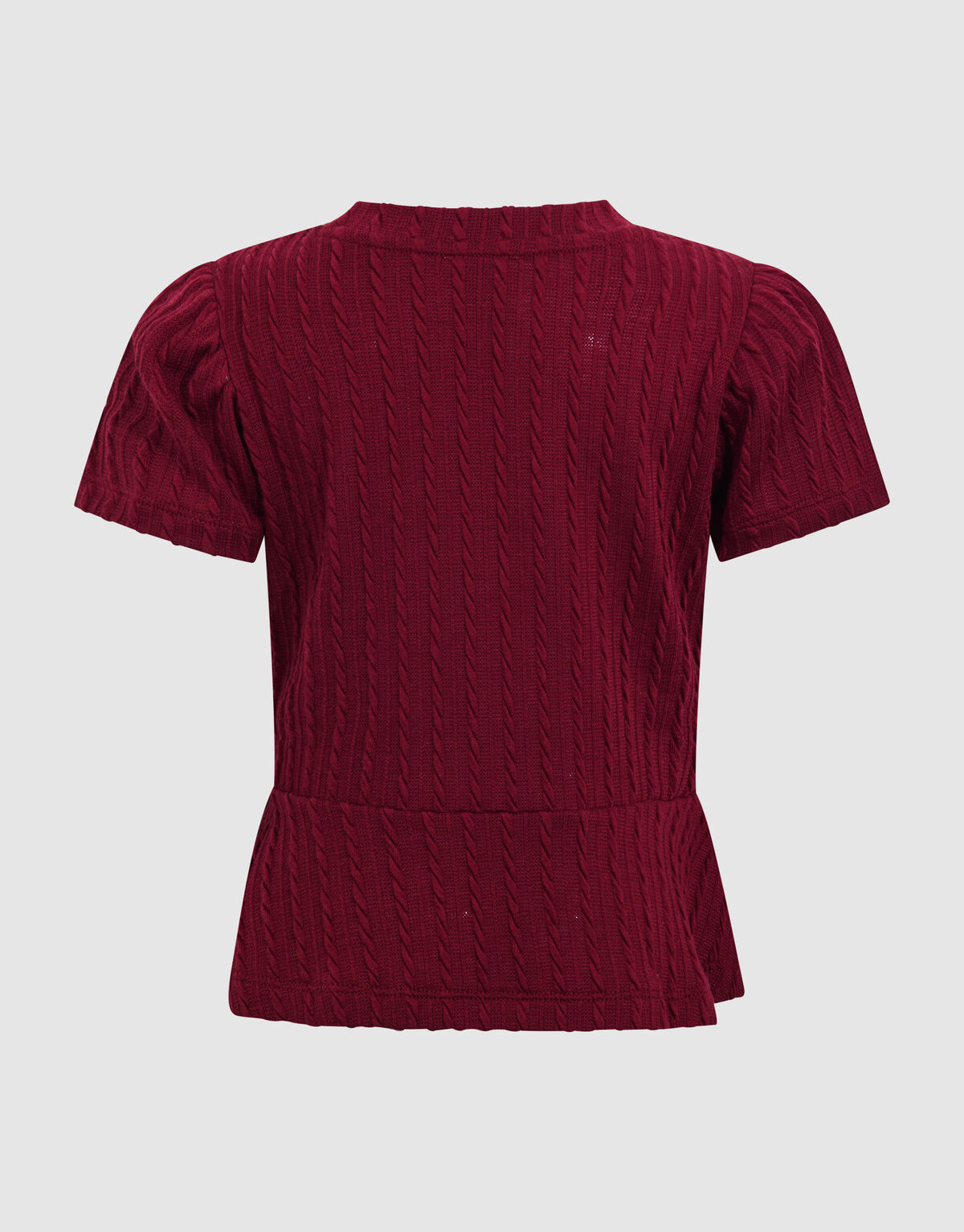 Schößchen-Top Dunkelrot SHOEBY GIRLS