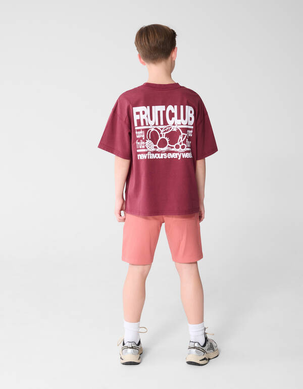 Fruit Club Artwork T-Shirt Dunkelrot SHOEBY BOYS