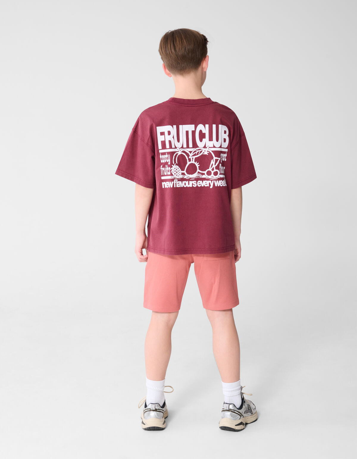 Fruit Club Artwork T-Shirt Dunkelrot SHOEBY BOYS