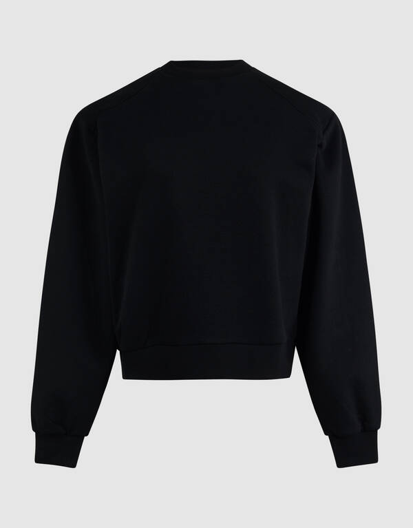 Pullover mit großen Schultern in Schwarz SHOEBY WOMEN