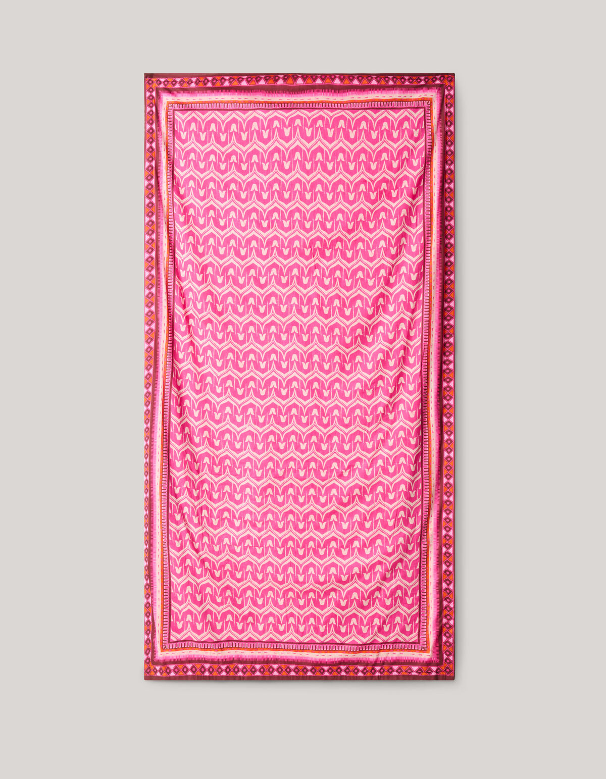 Bedrucktes Strandtuch Rosa SHOEBY ACCESSOIRES