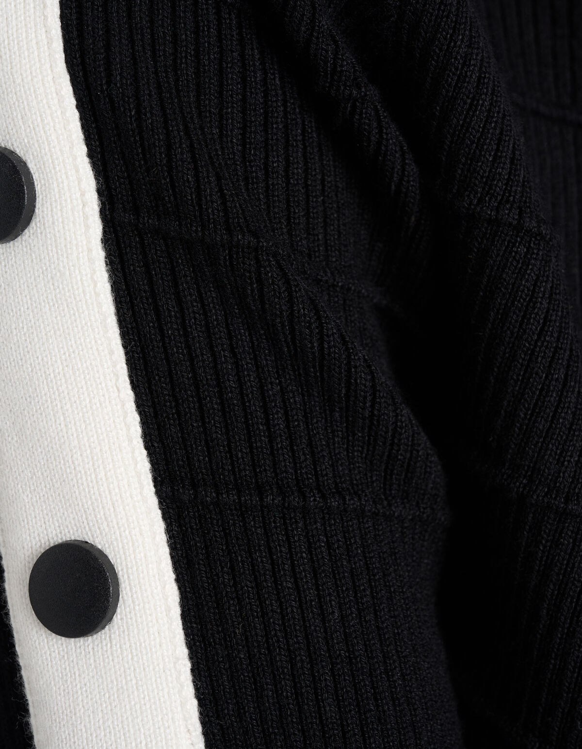 Rollkragenpullover Schwarz/Weiß SHOEBY WOMEN