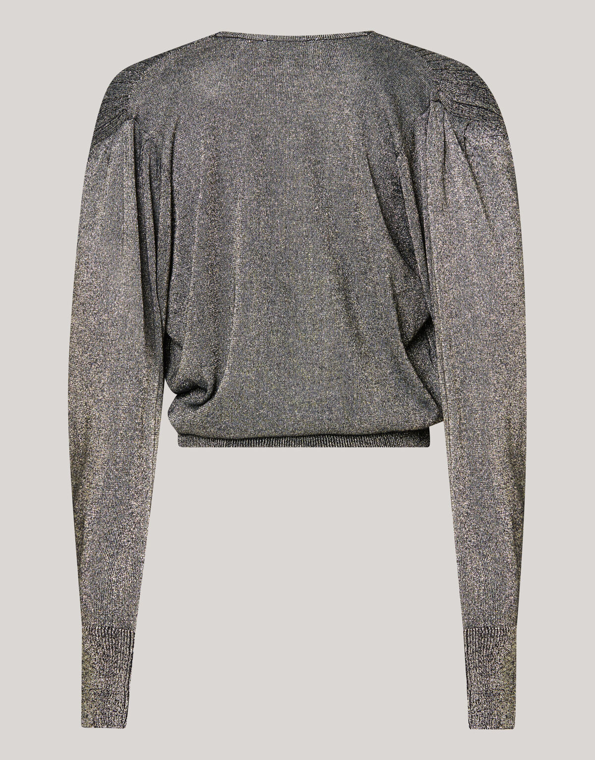 Glitzer Revers Pullover Gold SHOEBY WOMEN