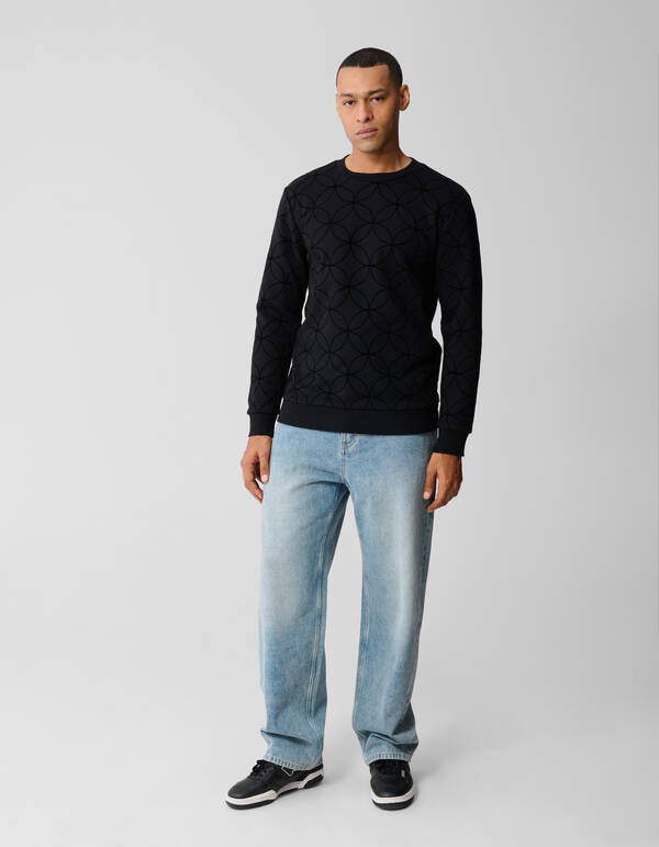 Flock Spark Pullover Schwarz SHOEBY MEN