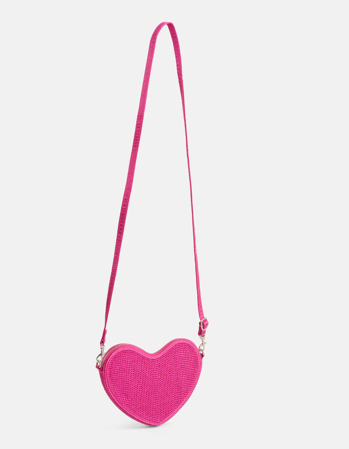 Strass Herz Geldb&ouml;rse Rosa SHOEBY ACCESSOIRES