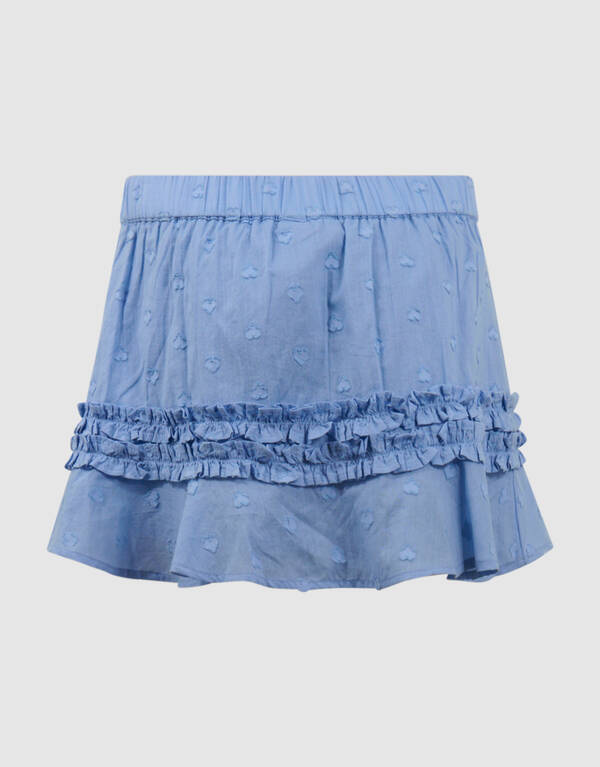 Dobby Heart Minirock Hellblau SHOEBY GIRLS