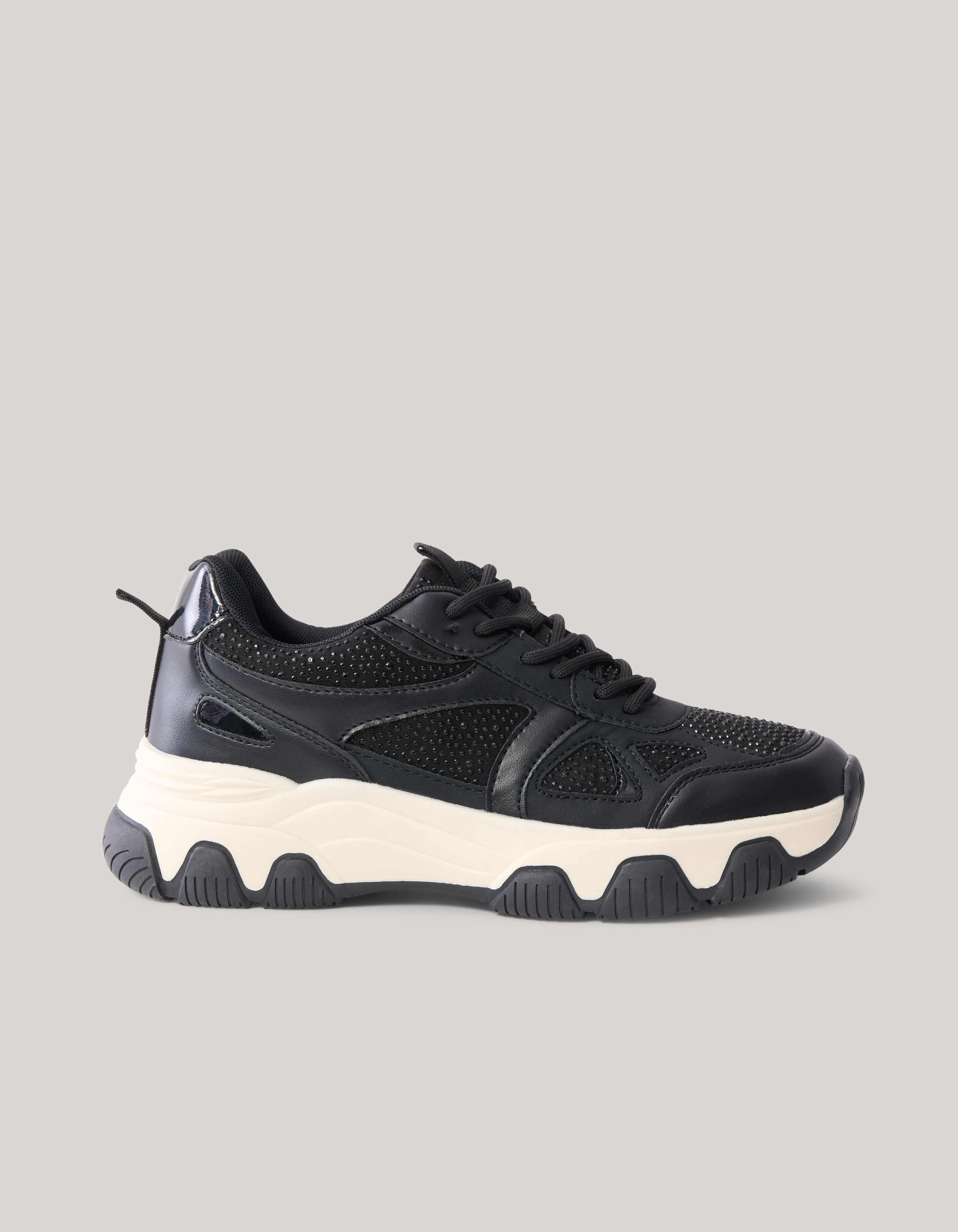 Strass-Sneaker Schwarz SCHOENEN SHOEBY