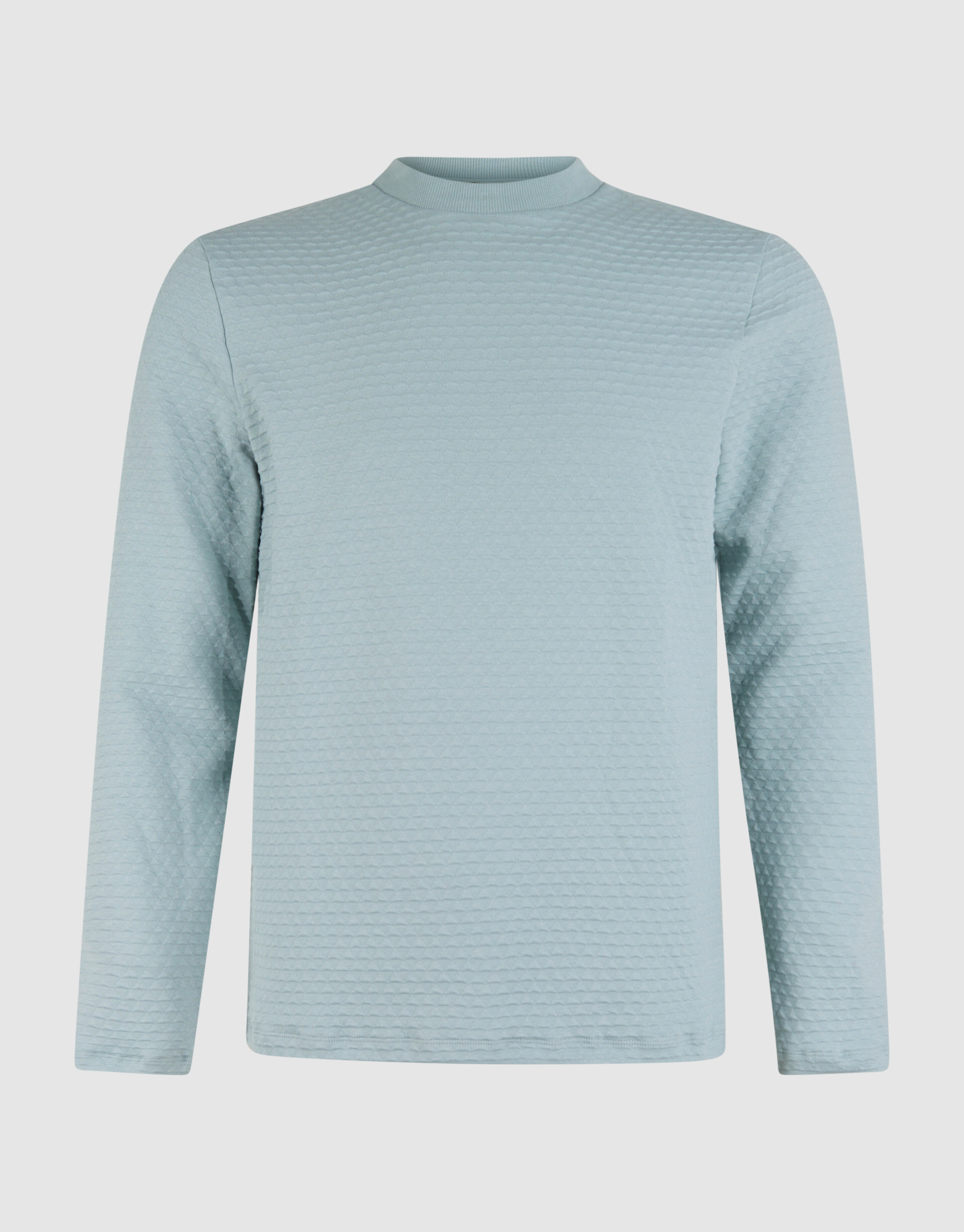 Struktur Langarmshirt Hellgrün SHOEBY MEN