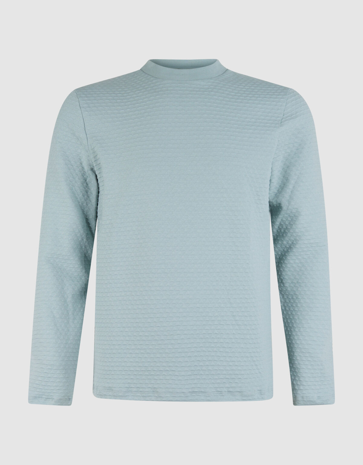 Struktur Langarmshirt Hellgrün SHOEBY MEN