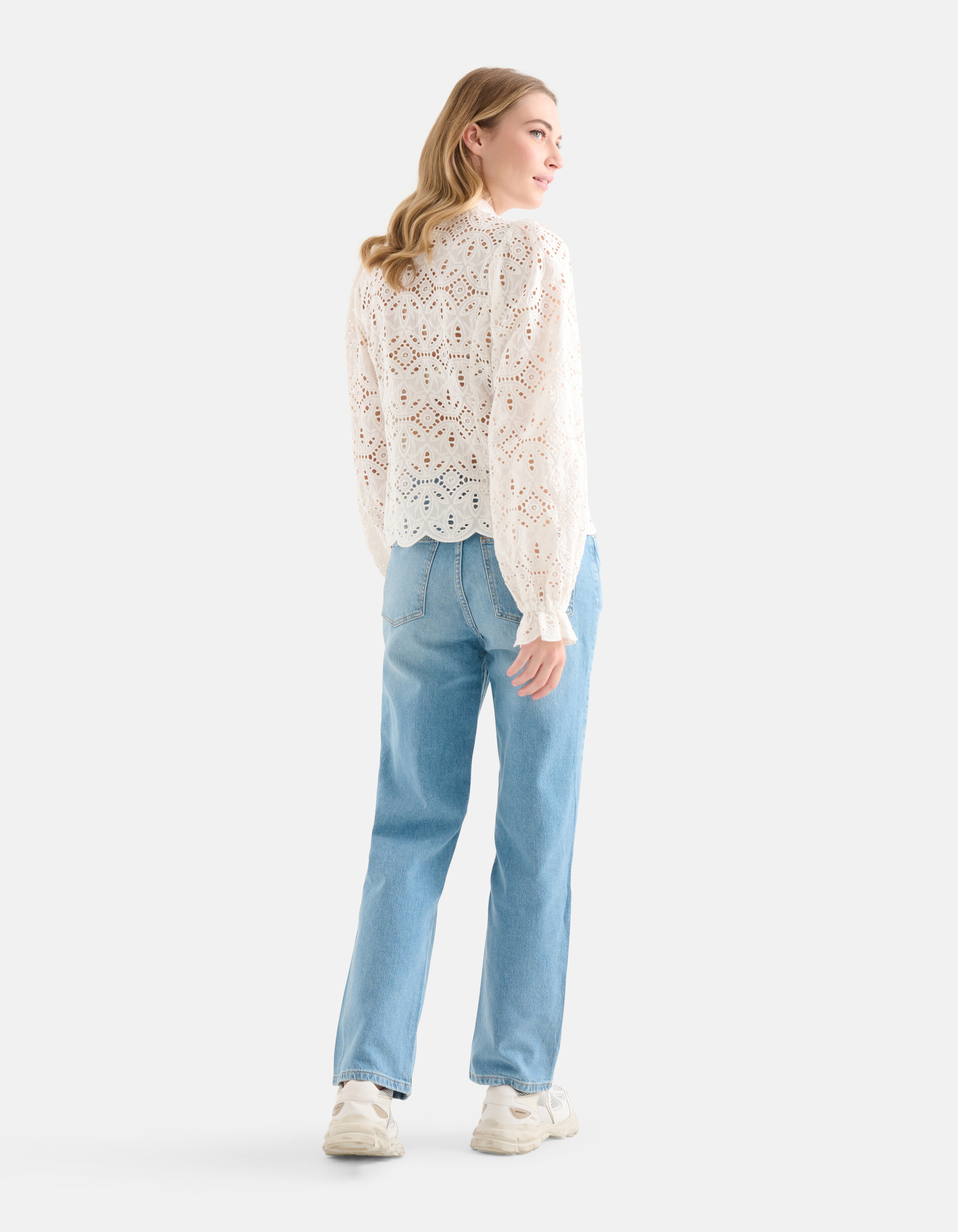 Besticktes Top Off White SHOEBY WOMEN