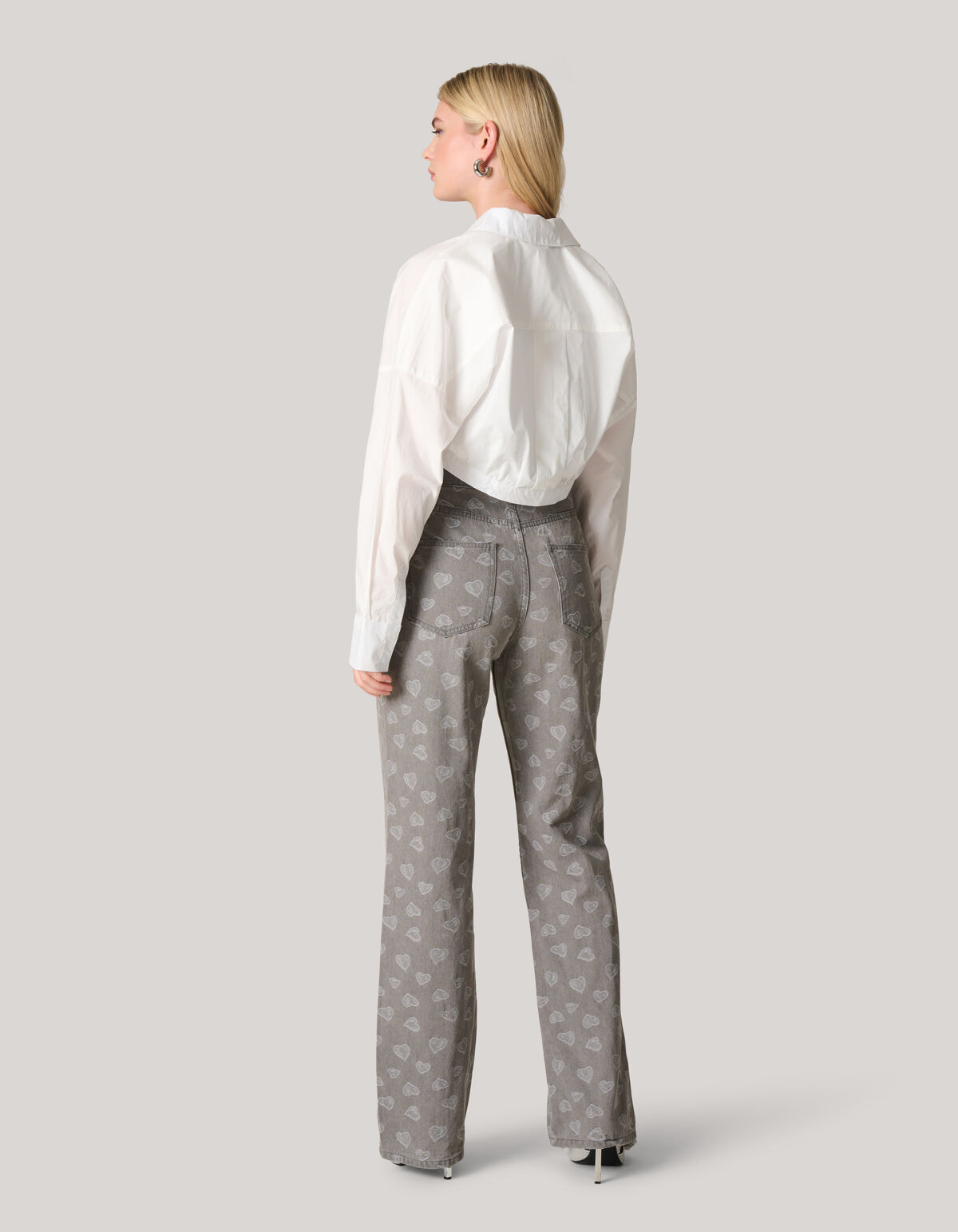 Gekürzte Popeline-Bluse Wit SHOEBY WOMEN