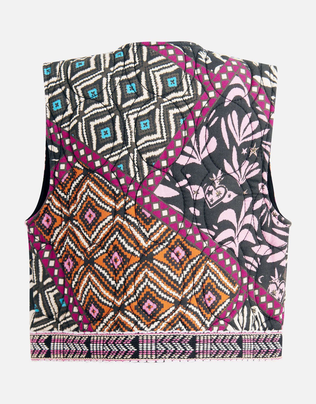 Grafik-Gilet Schwarz SHOEBY GIRLS