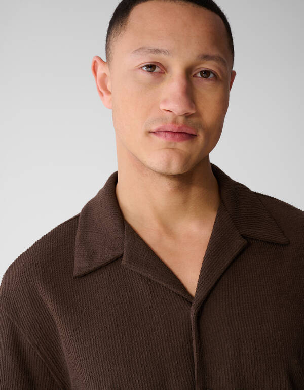 Ripphemd Dunkelbraun SHOEBY MEN