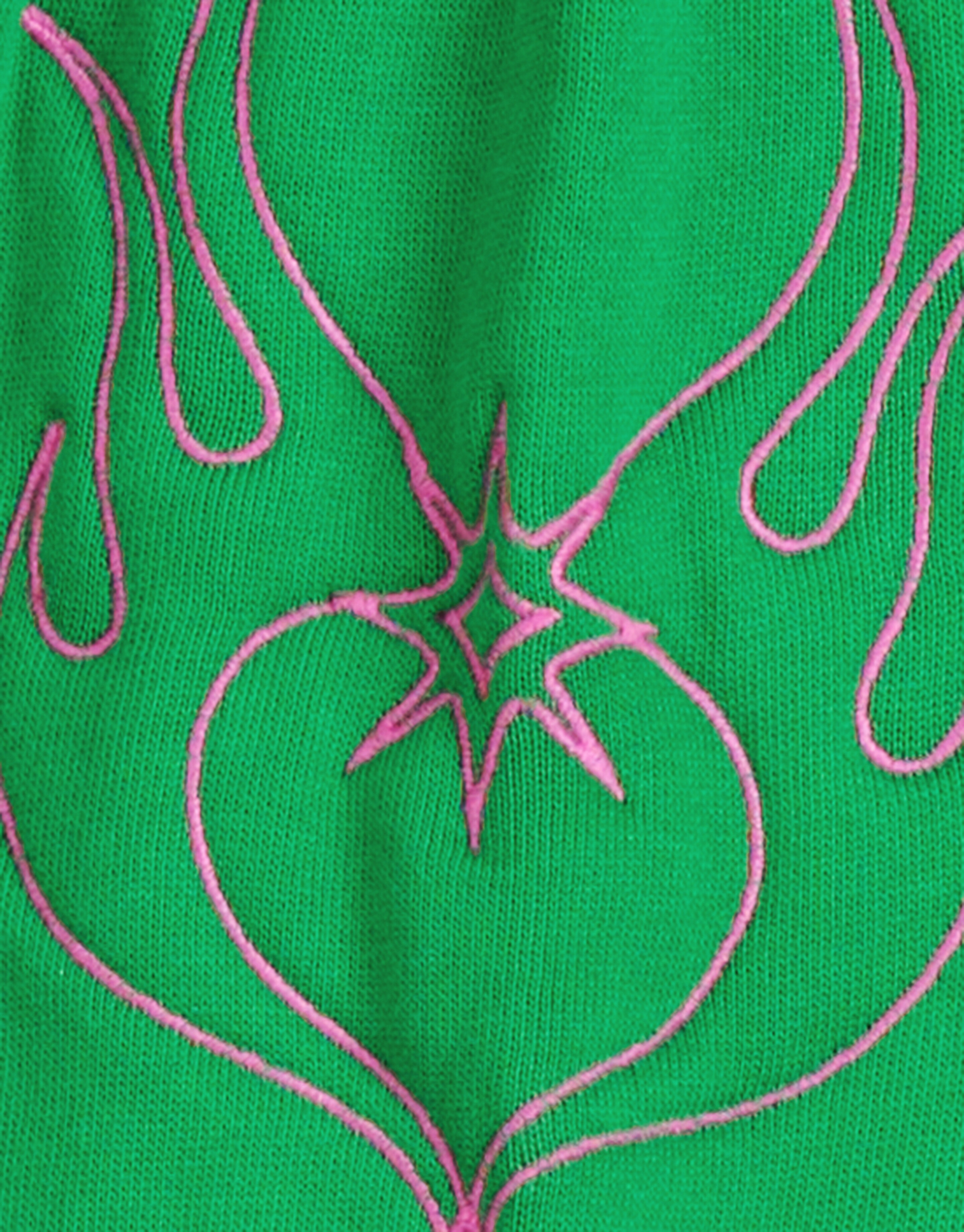 Embroidery Sweater Groen SHOEBY GIRLS