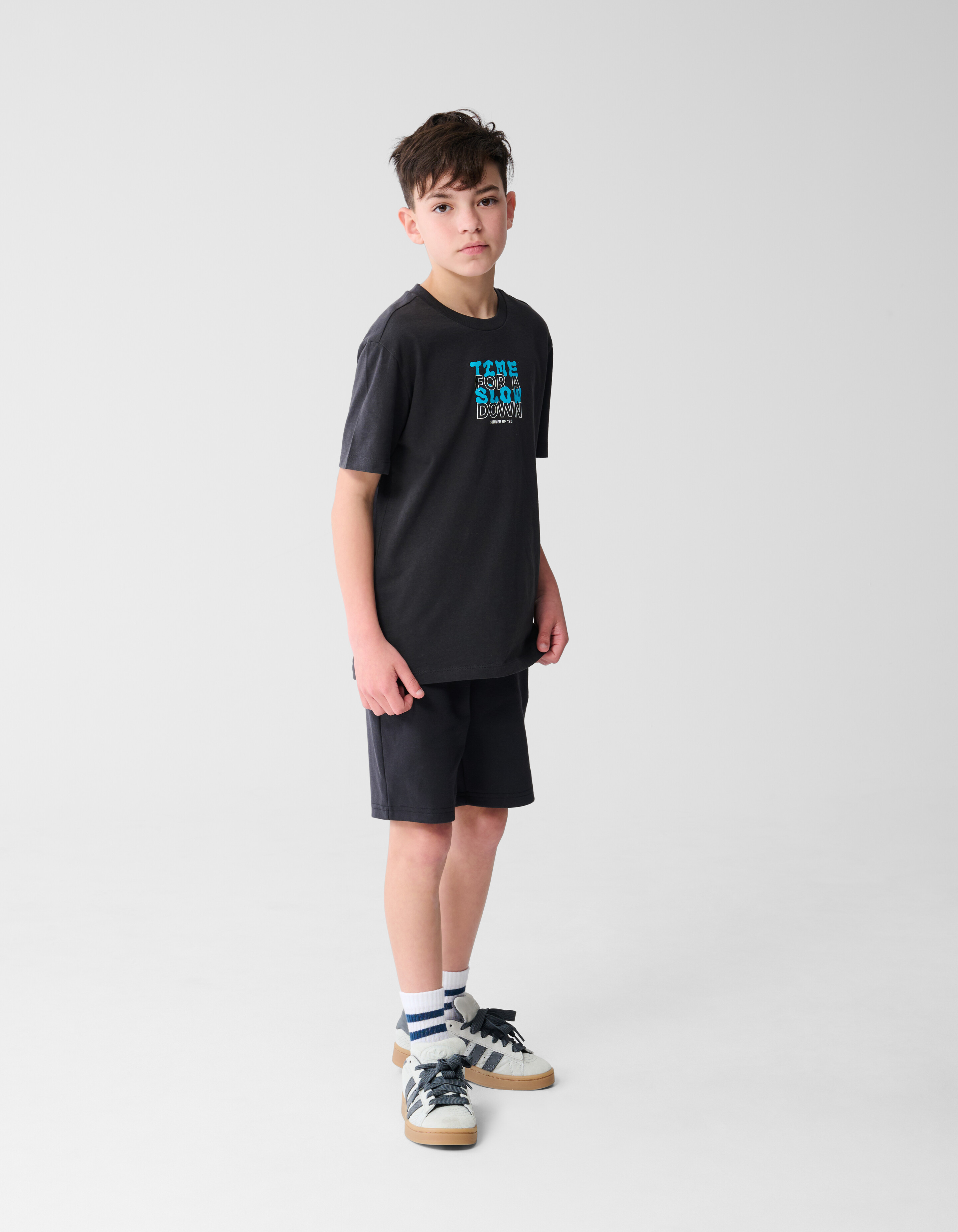 Artwork T-shirt Schwarz SHOEBY BOYS