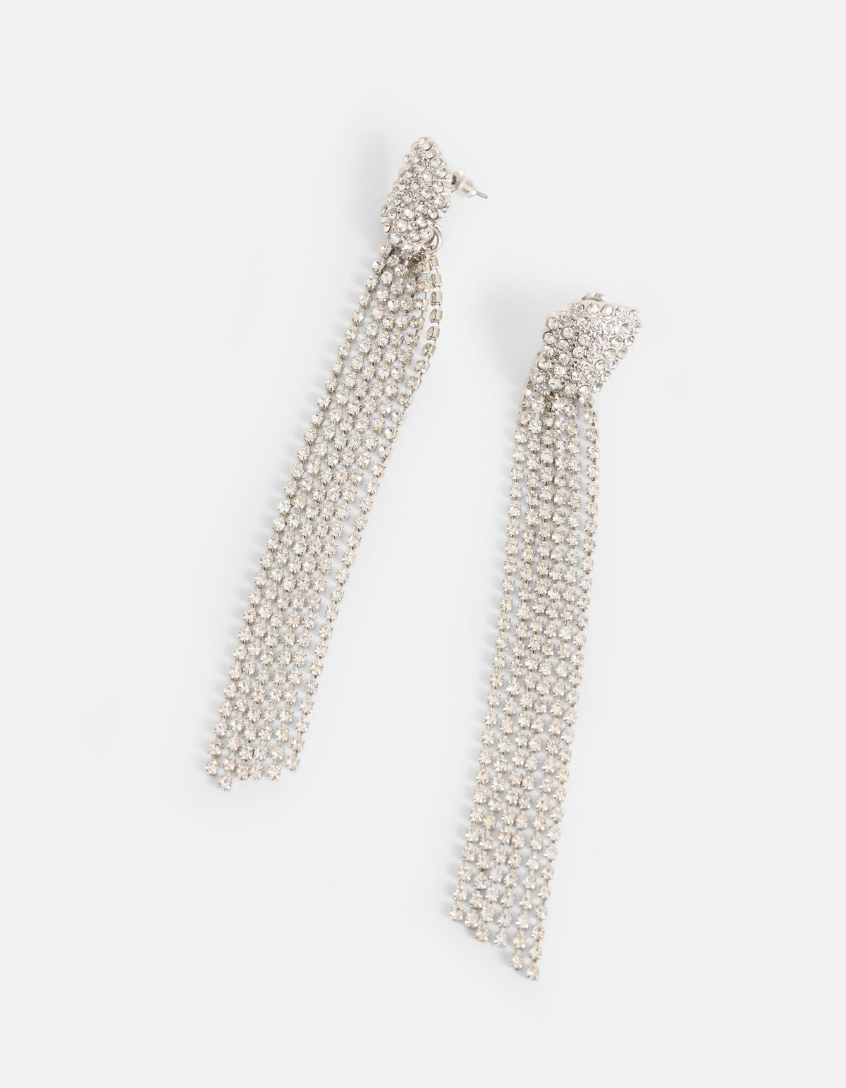 Strass-Ohrringe Silber SHOEBY ACCESSOIRES