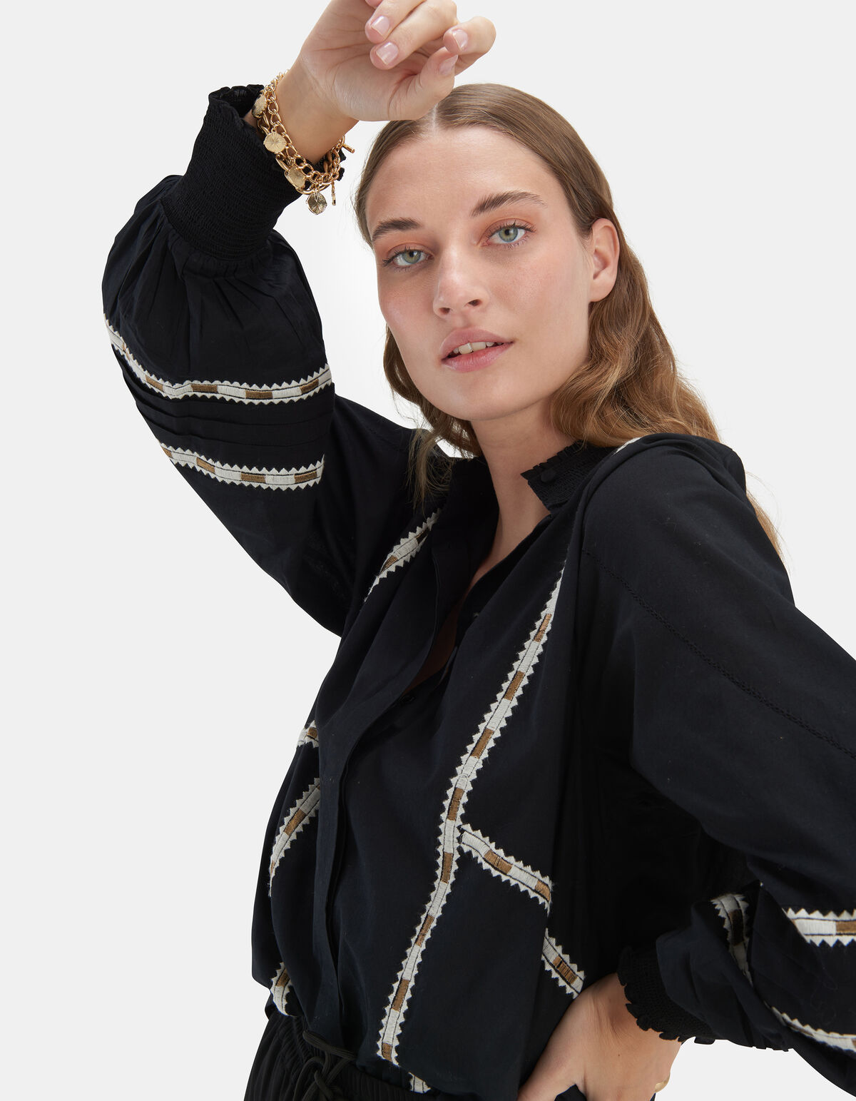 Goldene Bluse By Mieke EKSEPT