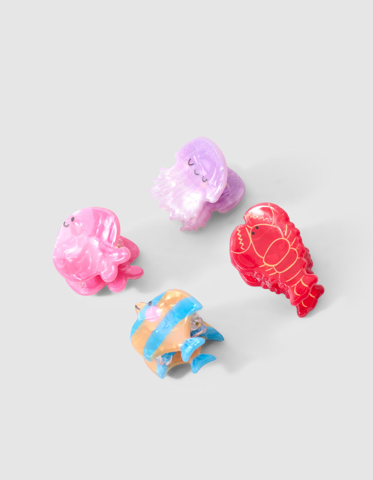 Fish Haarclip Set Rosa SHOEBY ACCESSOIRES