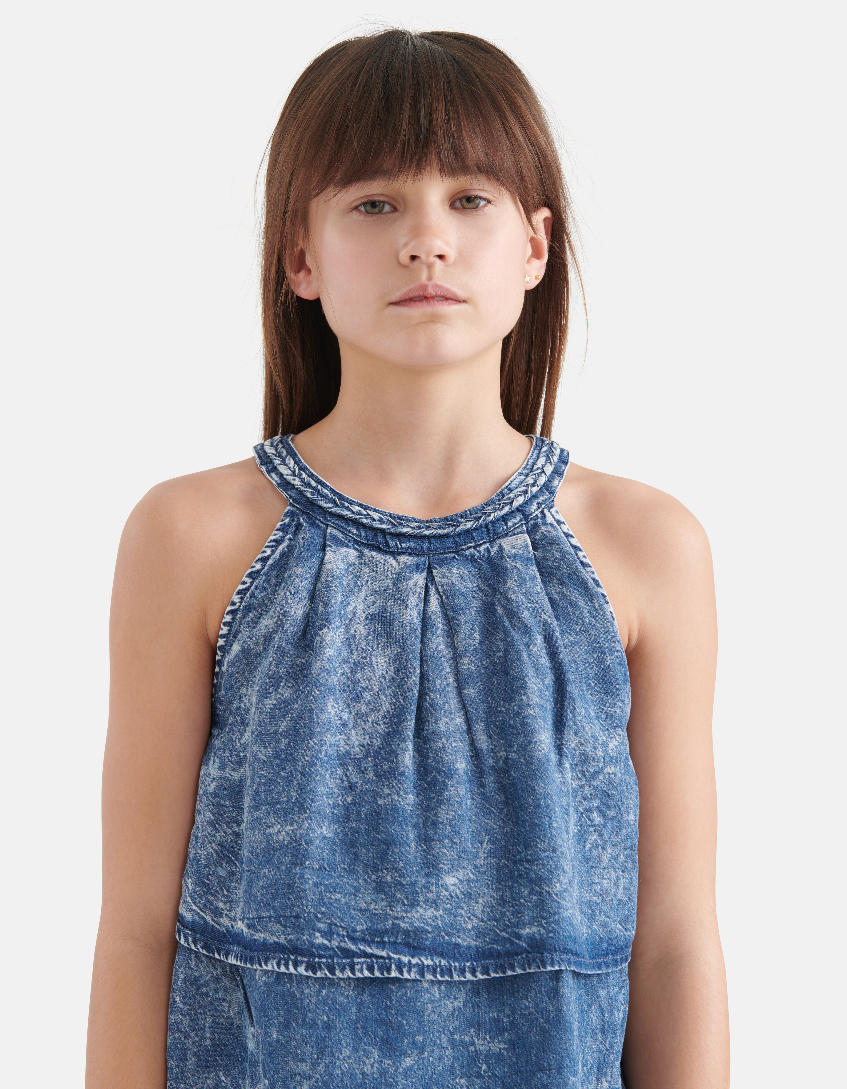 Geflochtenes Oberteil Hellblau SHOEBY GIRLS