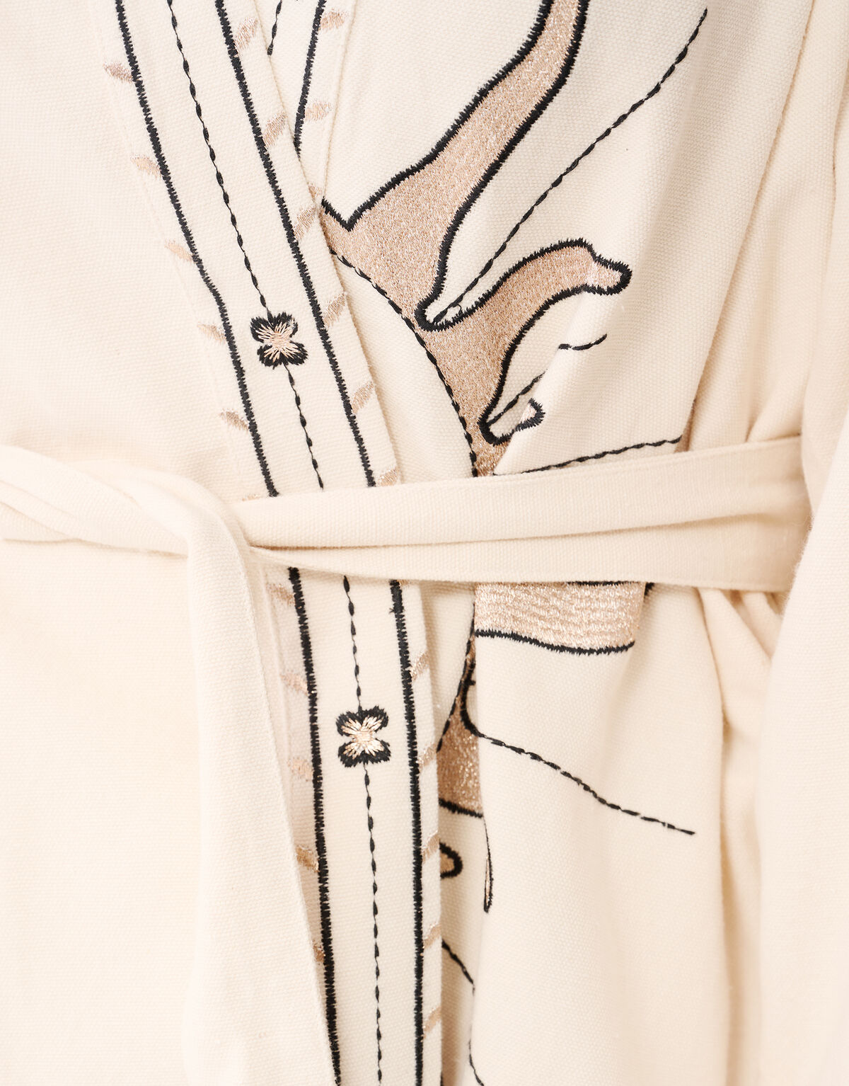 Artwork Kimono Jacke Off White SHOEBY WOMEN