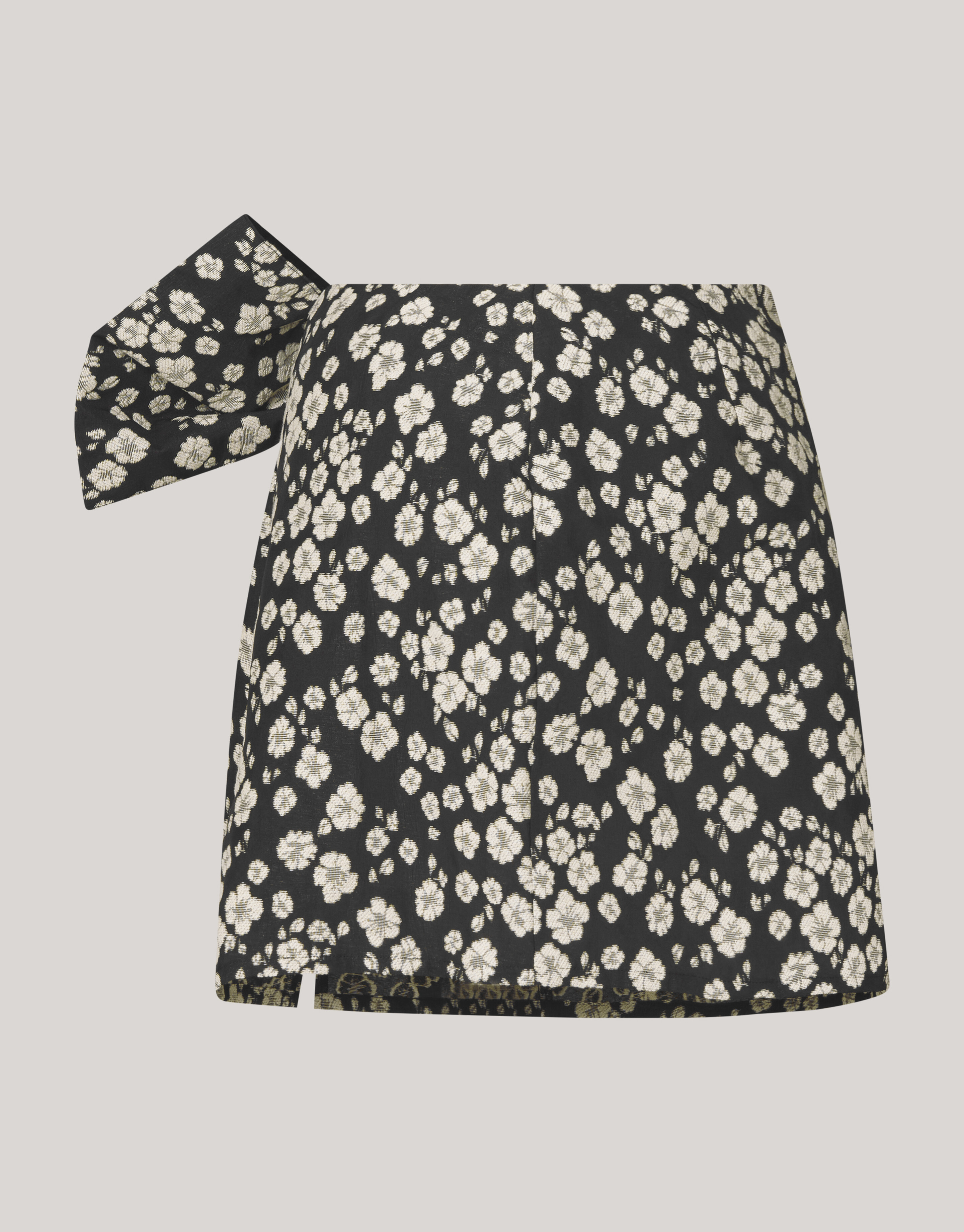 Jacquard-Minirock Schwarz/Weiß SHOEBY WOMEN
