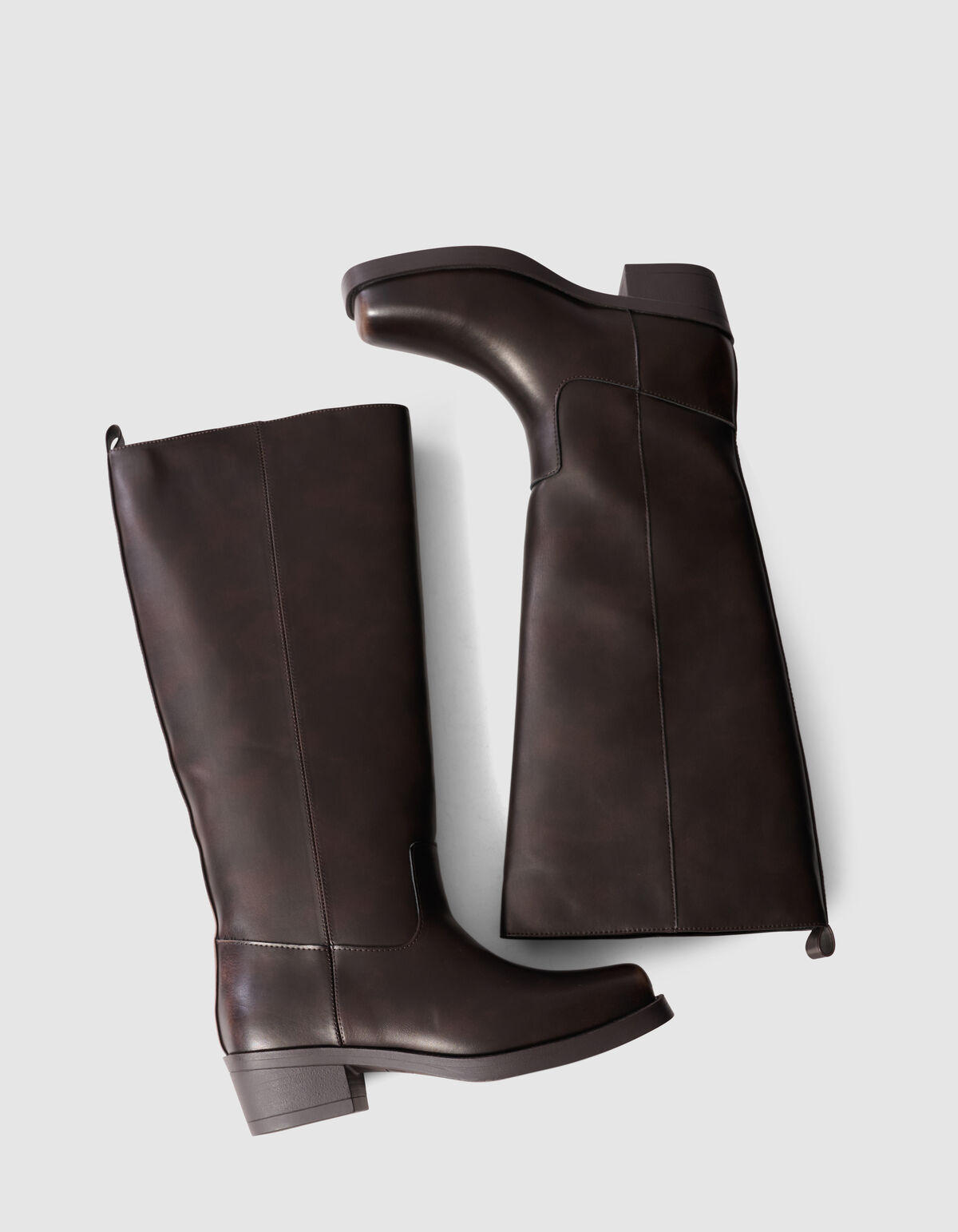 Hohe Stiefel dunkelbraun SHOEBY SHOES