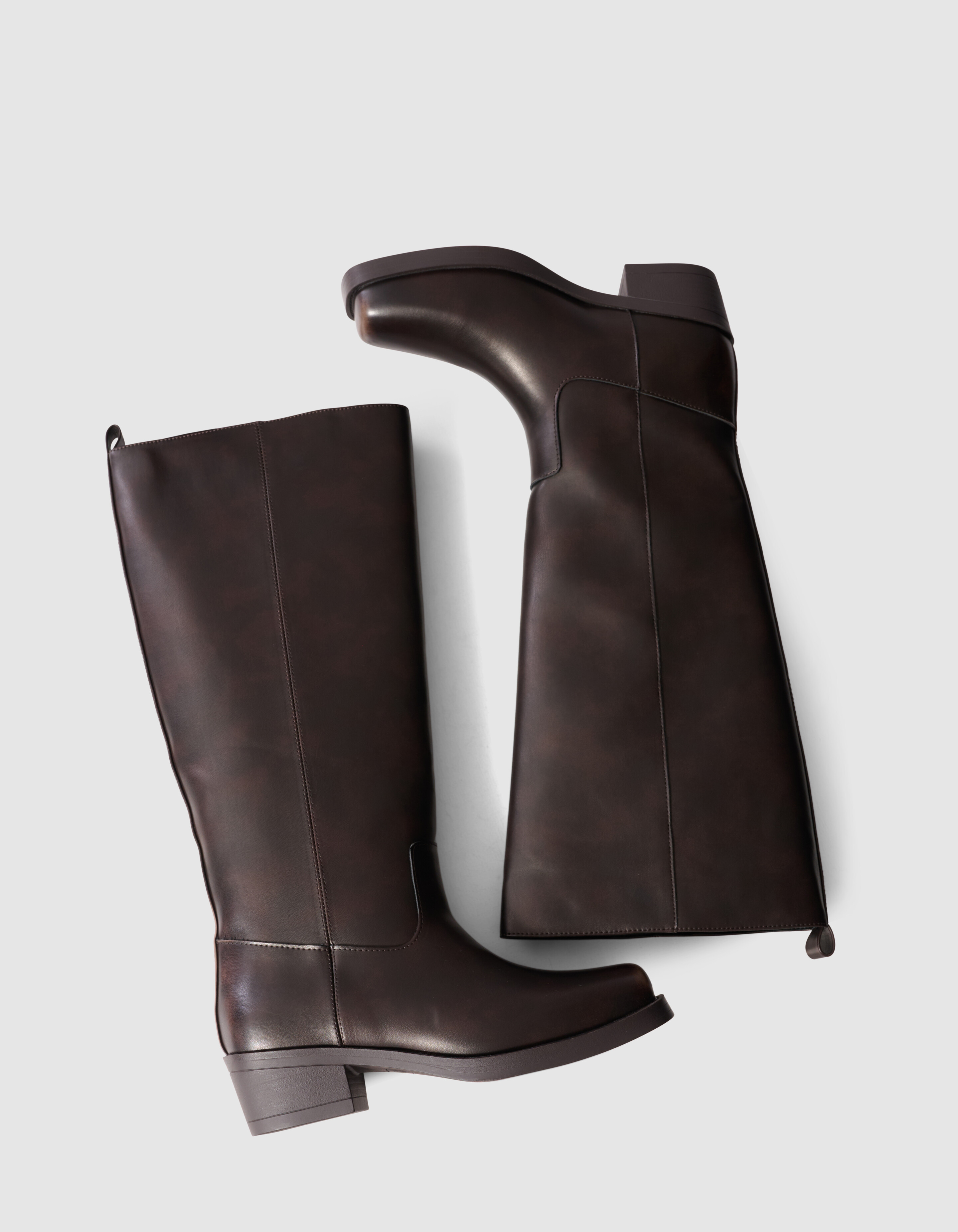 Hohe Stiefel dunkelbraun SHOEBY SHOES