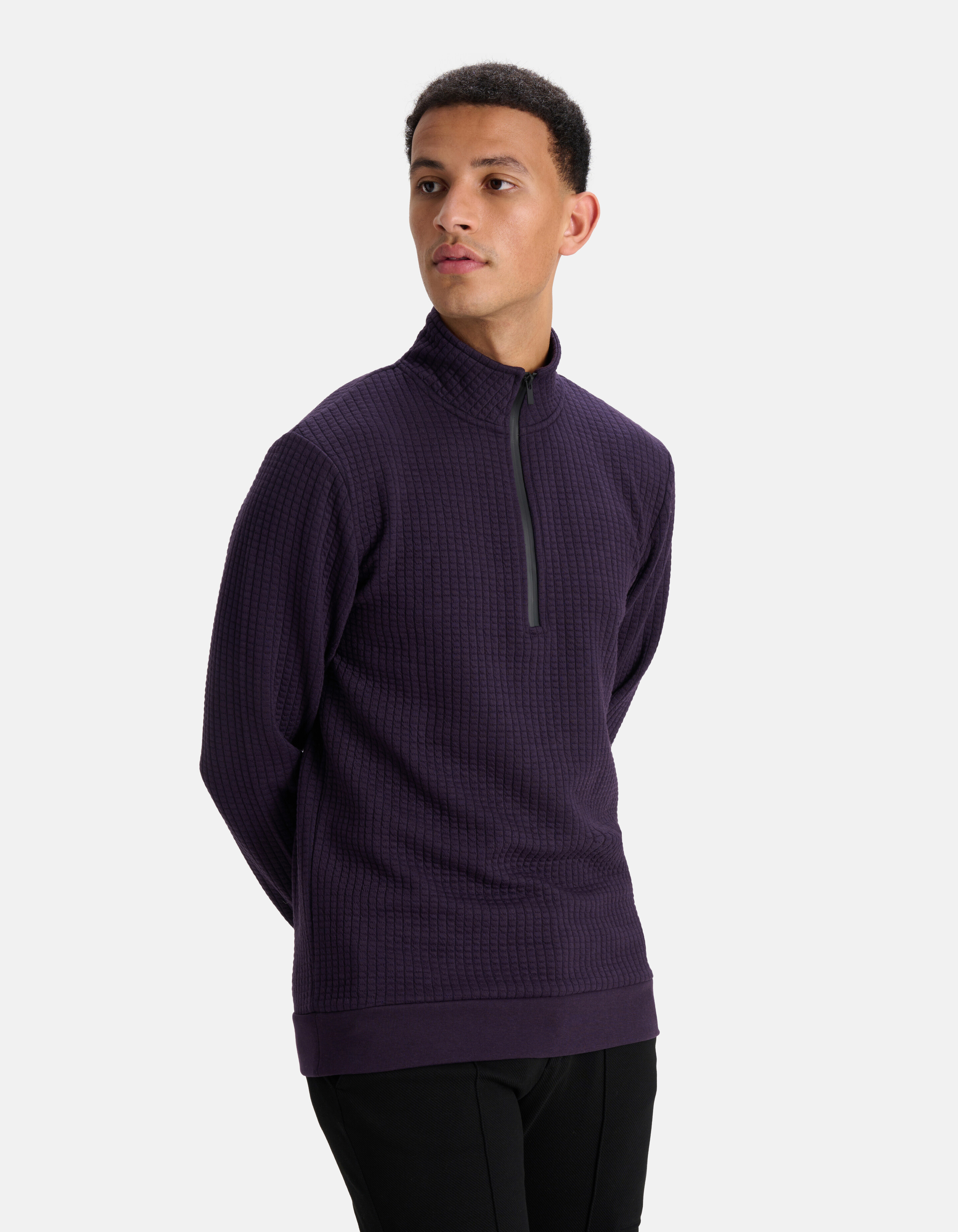 Gesteppte Pullover Violett SHOEBY MEN