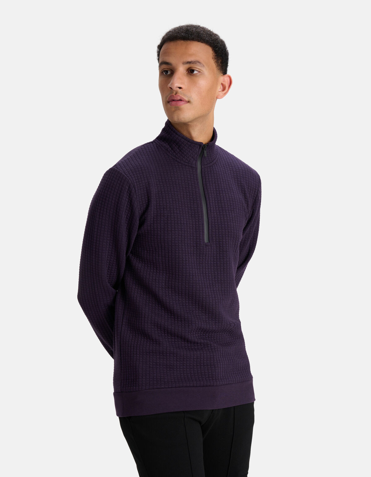 Gesteppte Pullover Violett SHOEBY MEN