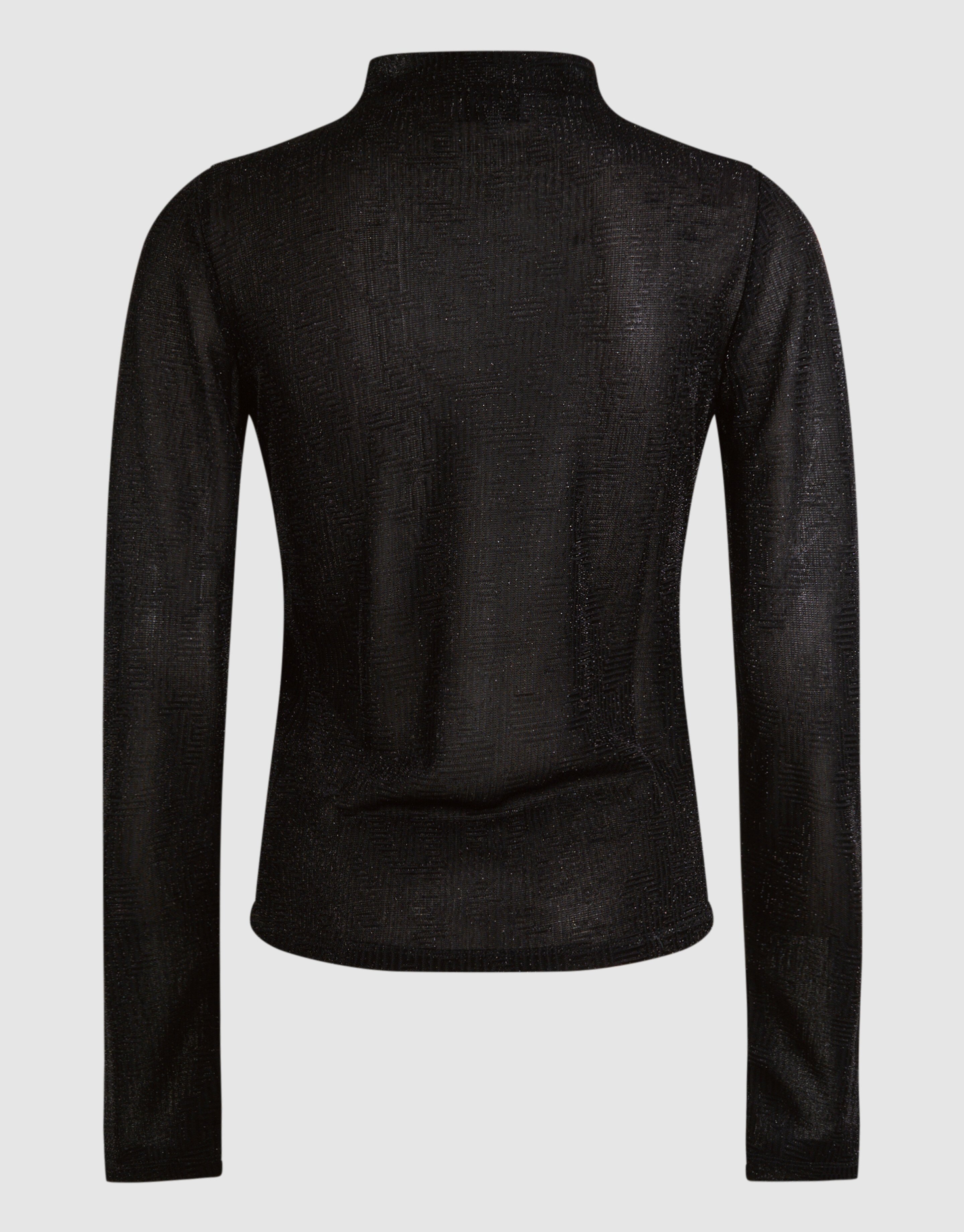 Schwarzes Glitzer-Top mit Ausschnitt SHOEBY WOMEN