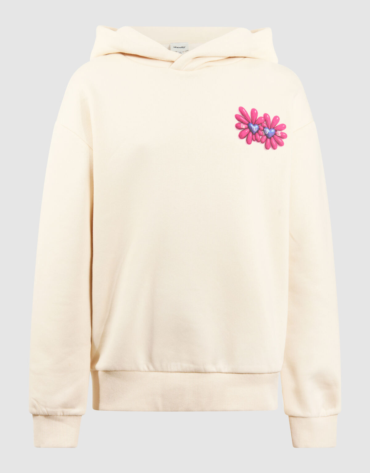 Hoodie mit Blumenmuster, Off-White SHOEBY GIRLS