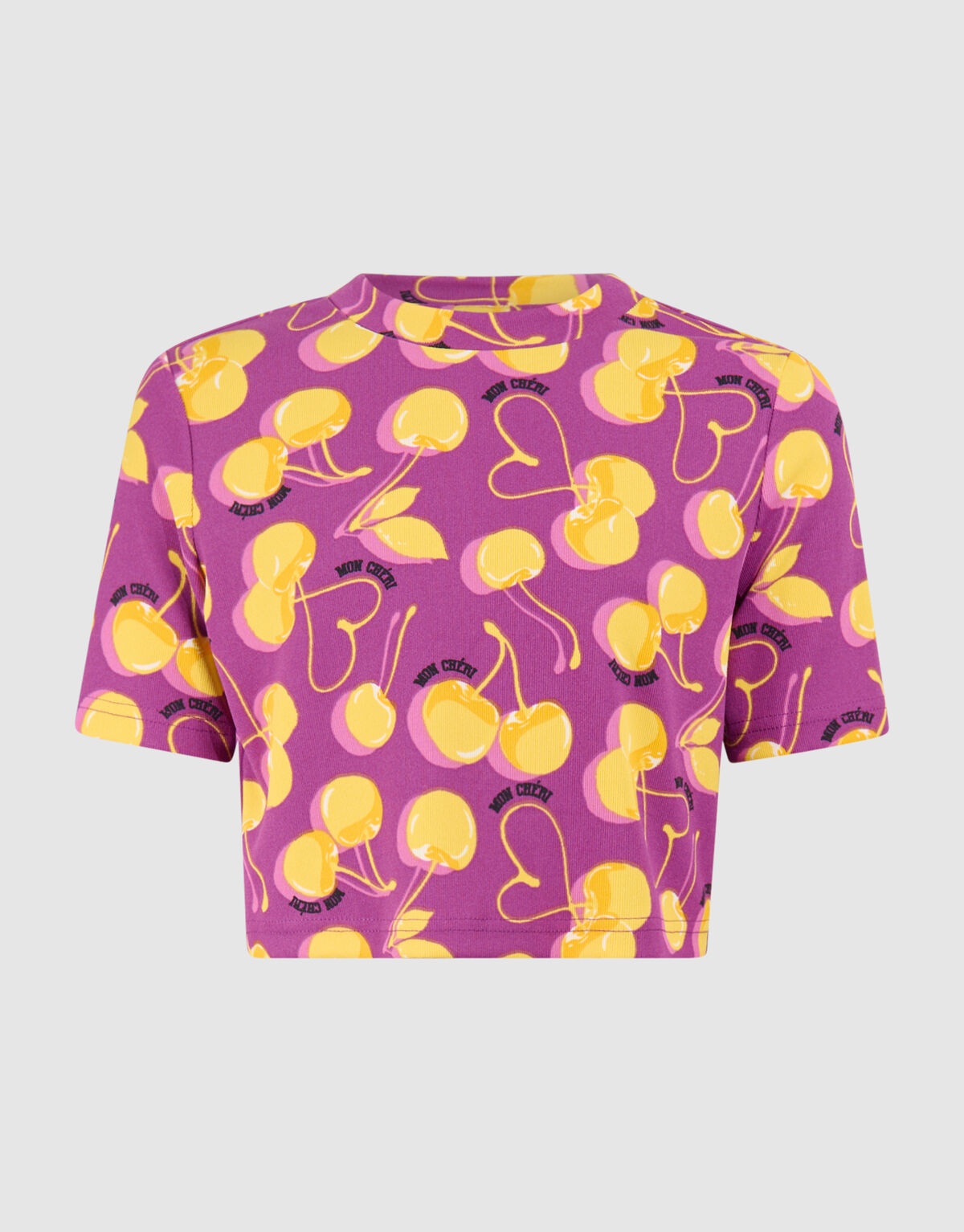 Obst Kunstwerk Crop top Dunkel Lila SHOEBY GIRLS