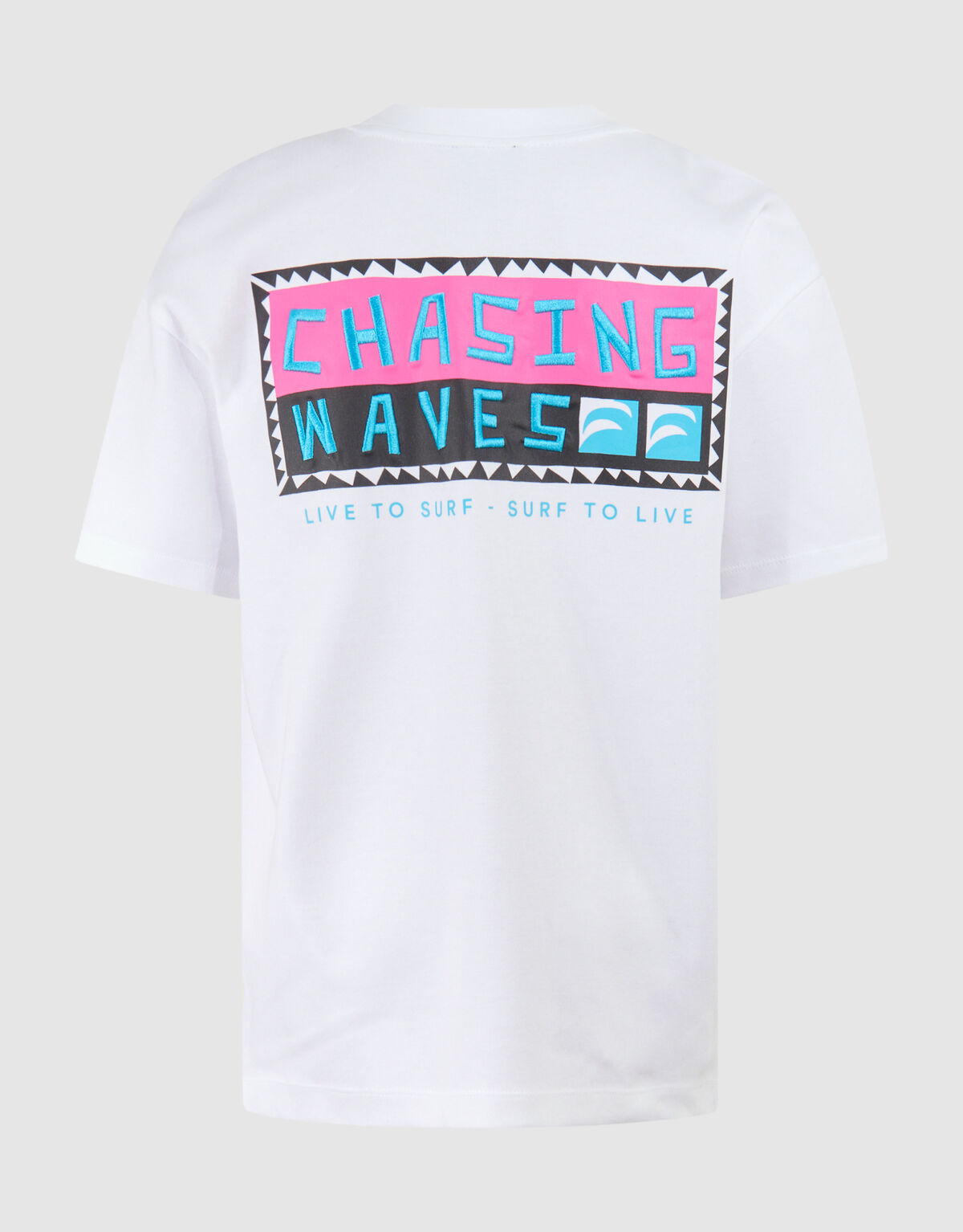 Waves Artwork T-shirt White SHOEBY BOYS