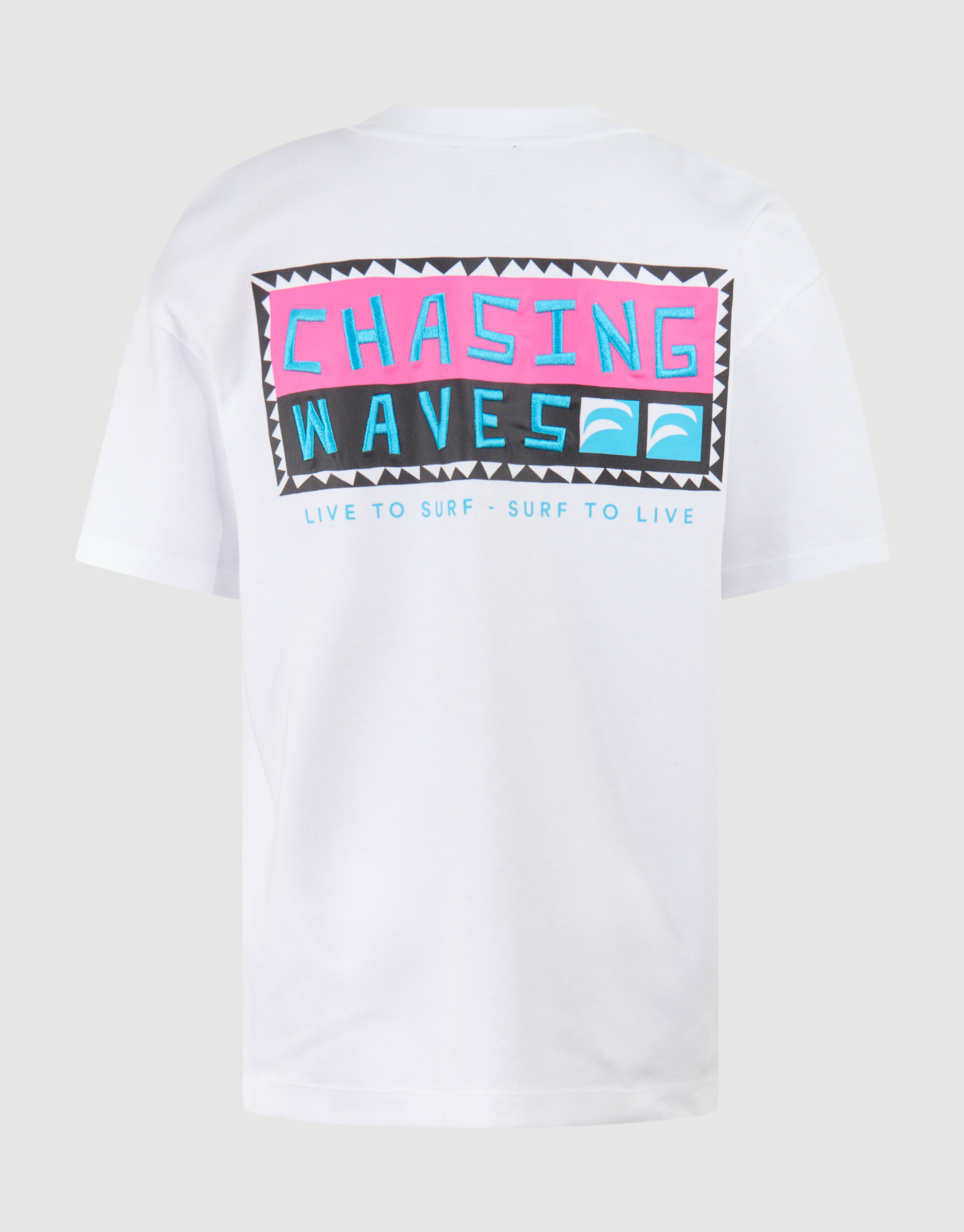 Waves Artwork T-shirt White SHOEBY BOYS